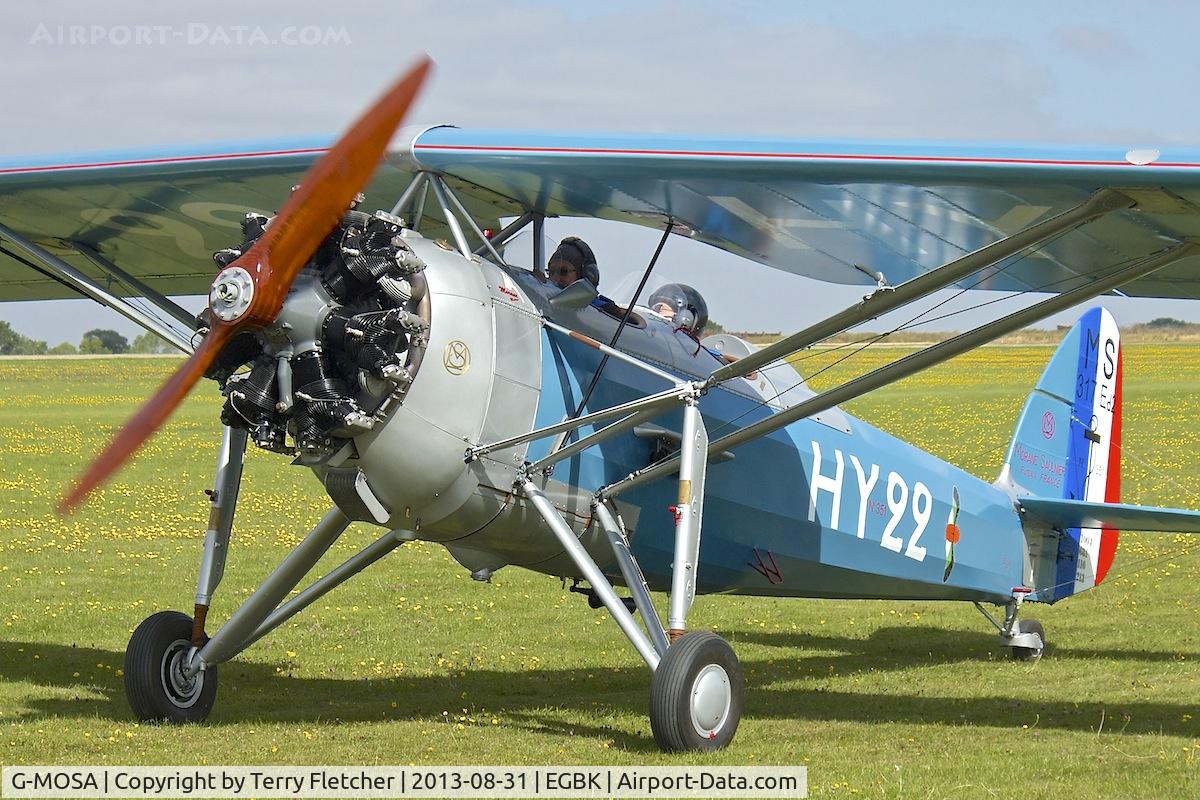 G-MOSA, 1952 Morane-Saulnier MS.317 C/N 351, 1952 Morane-Saulnier MS.317, c/n: 351
