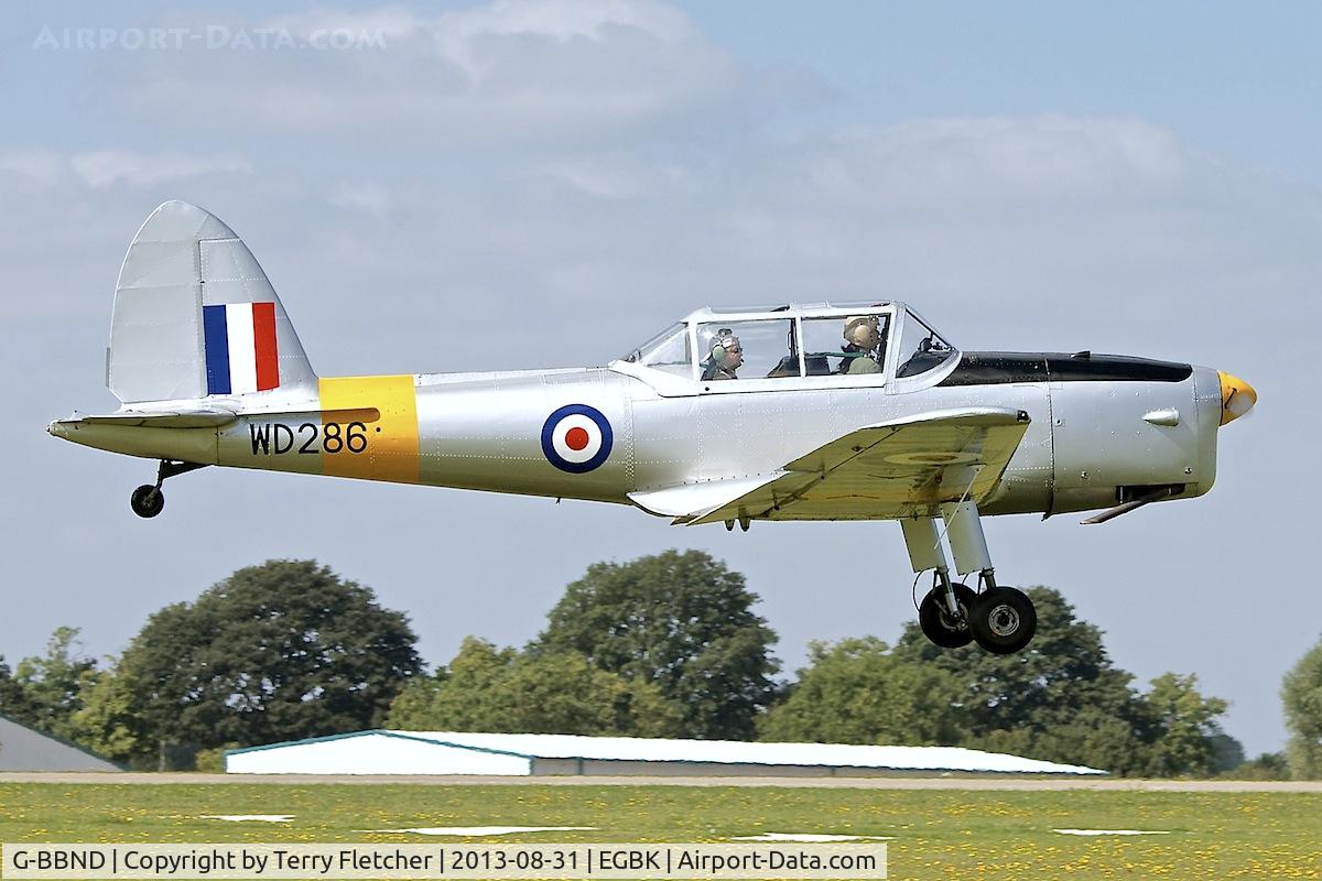 G-BBND, 1950 De Havilland DHC-1 Chipmunk T.10 C/N C1/0225, G-BBND (WD286), 1950 De Havilland DHC-1 Chipmunk 22, c/n: C1/0225