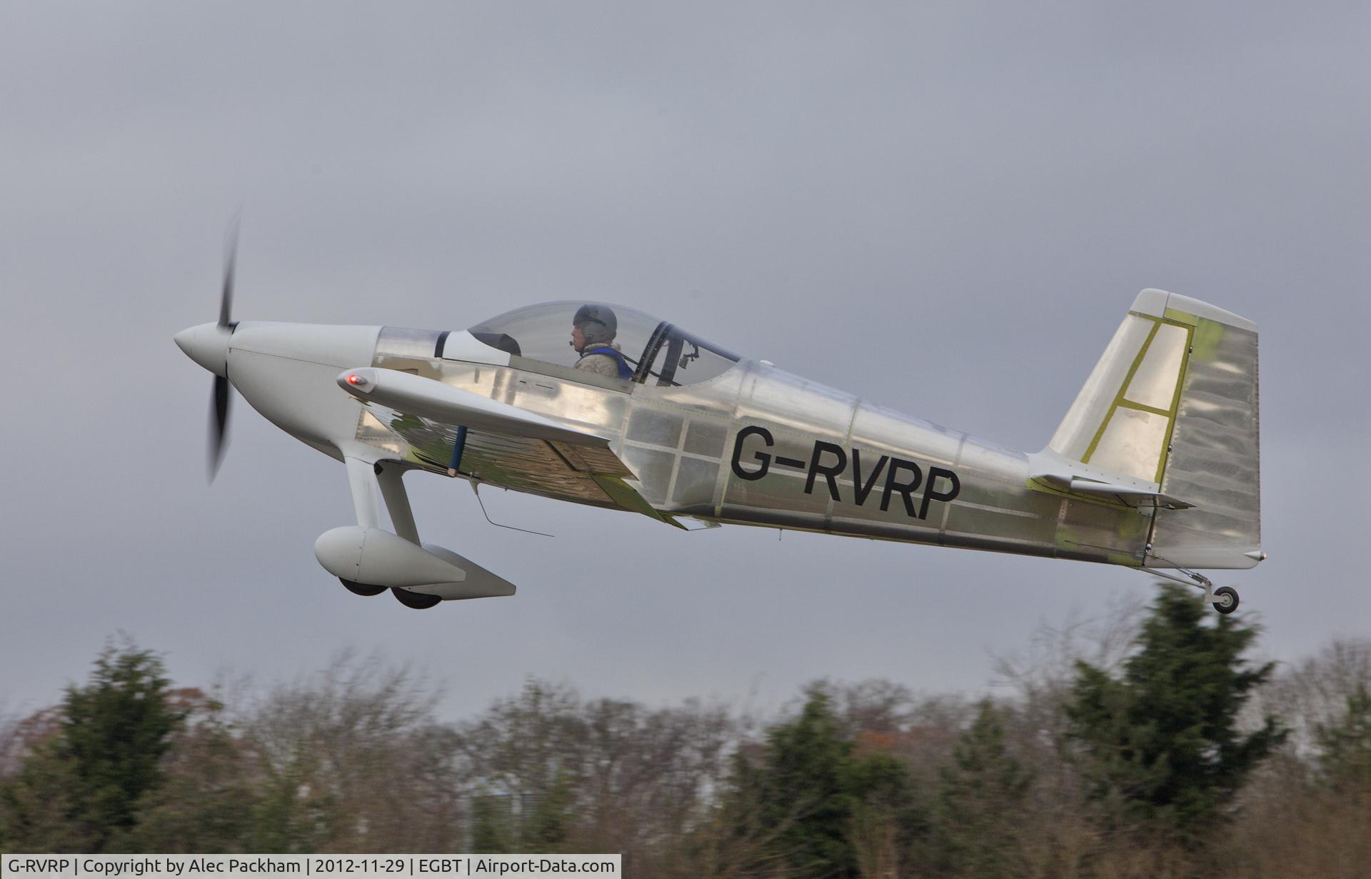 G-RVRP, 2003 Vans RV-7 C/N PFA 323-14085, Maiden Flight at Turweston Aerodrome - 29th November 2012