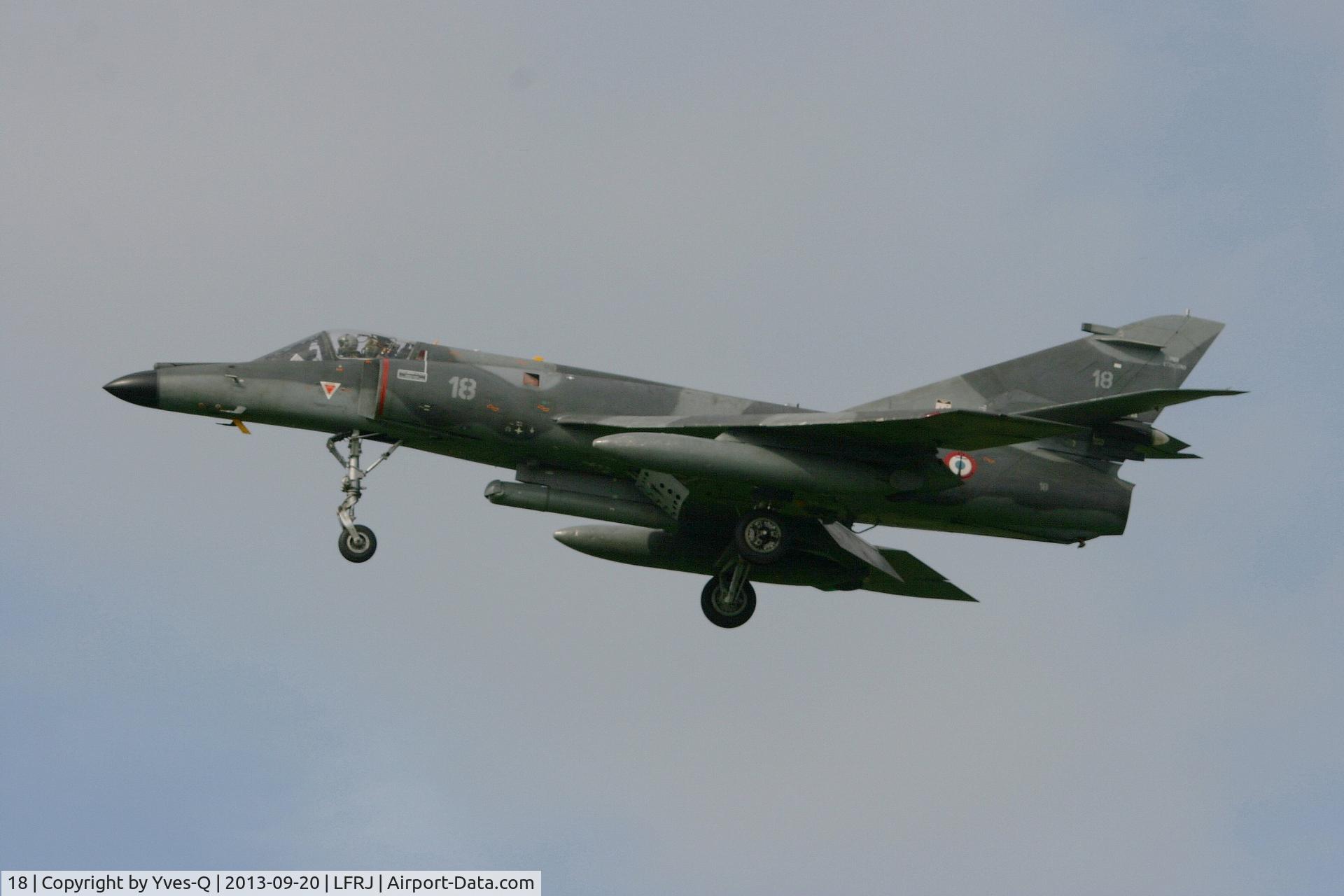18, Dassault Super Etendard C/N 18, French Naval Aviation Dassault Super Etendard M (SEM), Landivisiau Naval Air Base (LFRJ)