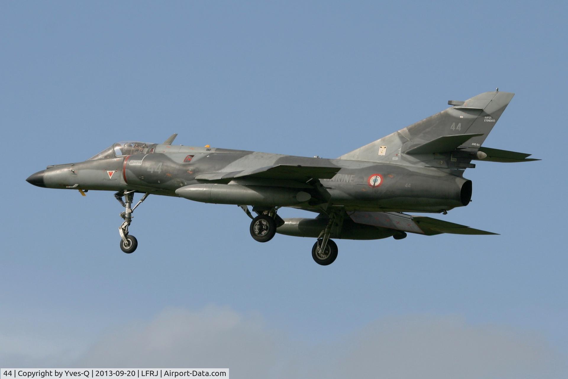 44, Dassault Super Etendard C/N 44, French Naval Aviation Dassault Super Etendard M (SEM), Landivisiau Naval Air Base (LFRJ)
