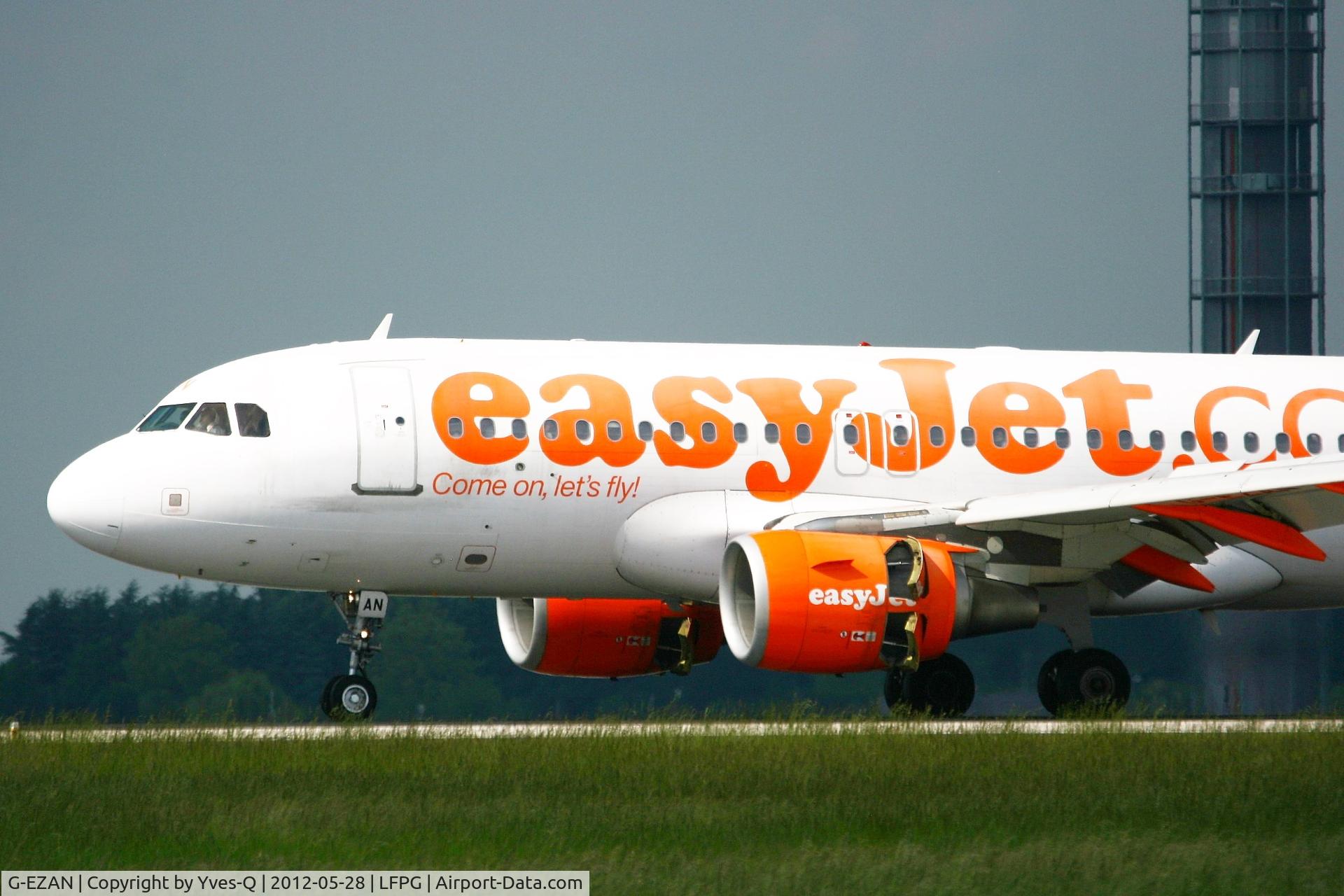 G-EZAN, 2006 Airbus A319-111 C/N 2765, Airbus A319-111, Landing rwy 26L, Roissy Charles De Gaulle Airport (LFPG-CDG)