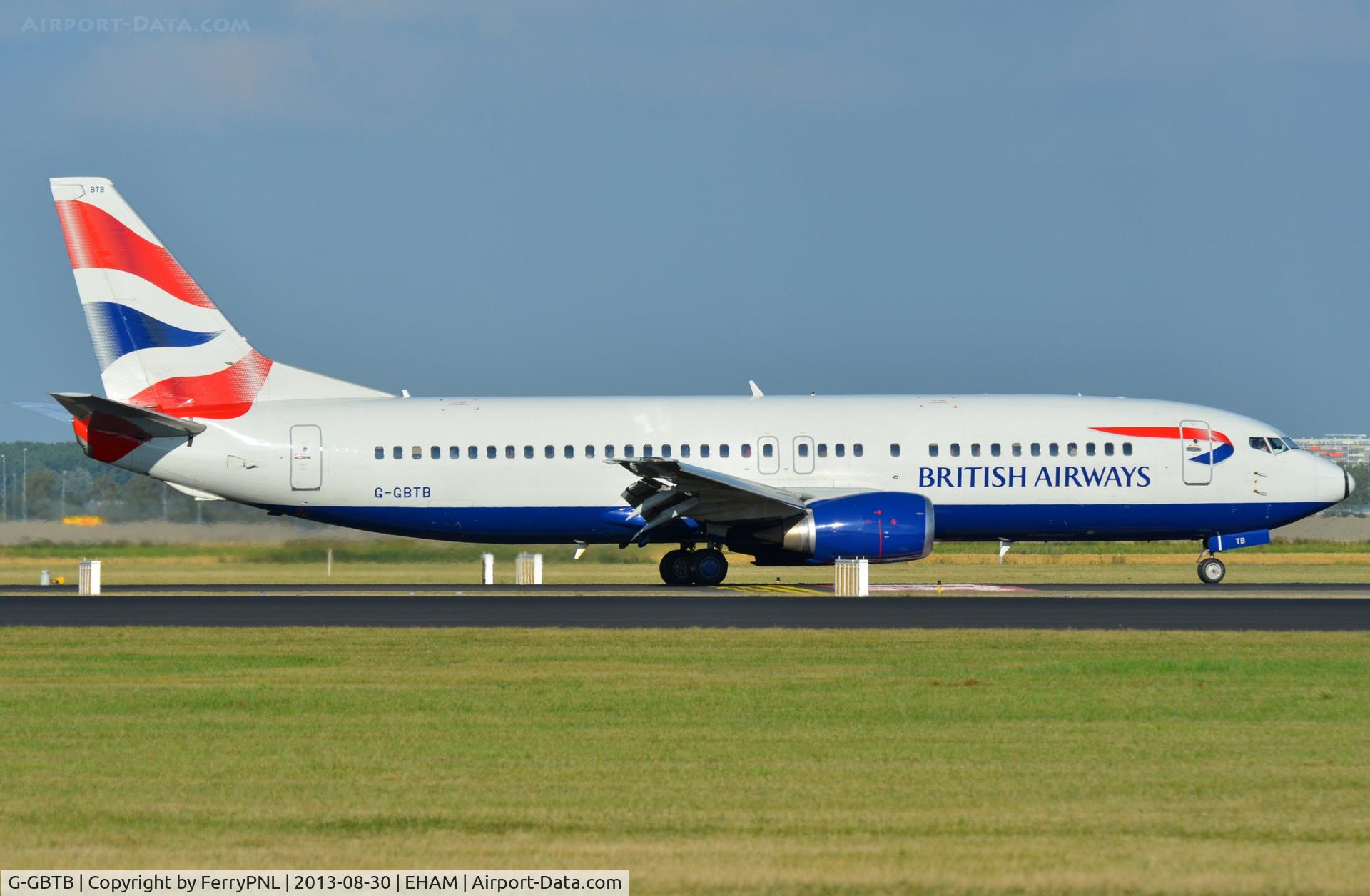 G-GBTB, 1993 Boeing 737-436 C/N 25860, BA B734 vacating runway