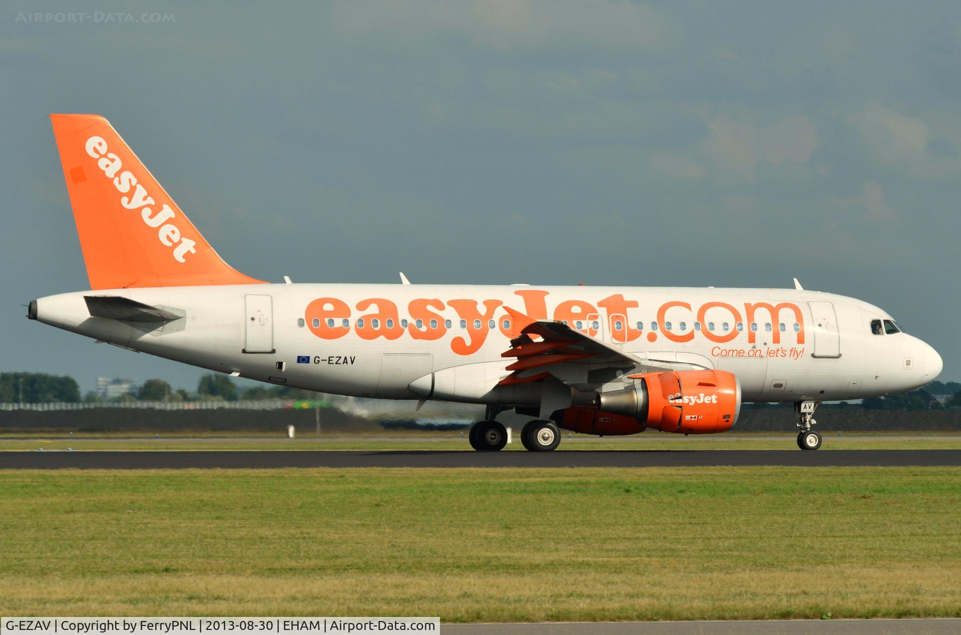 G-EZAV, 2006 Airbus A319-111 C/N 2803, Easyjet in AMS