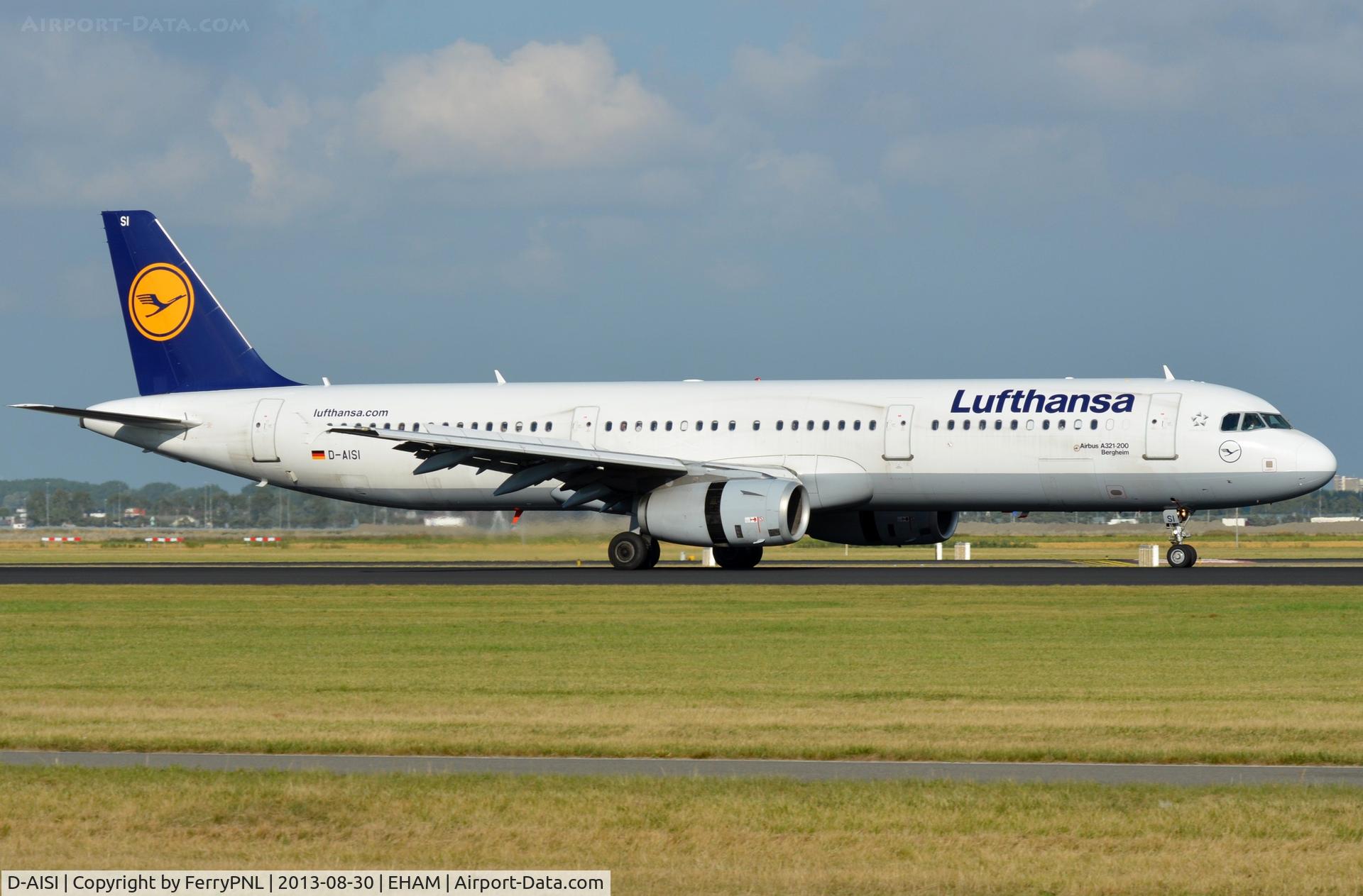 D-AISI, 2007 Airbus A321-231 C/N 3339, Lufthansa A321 arrived from FRA