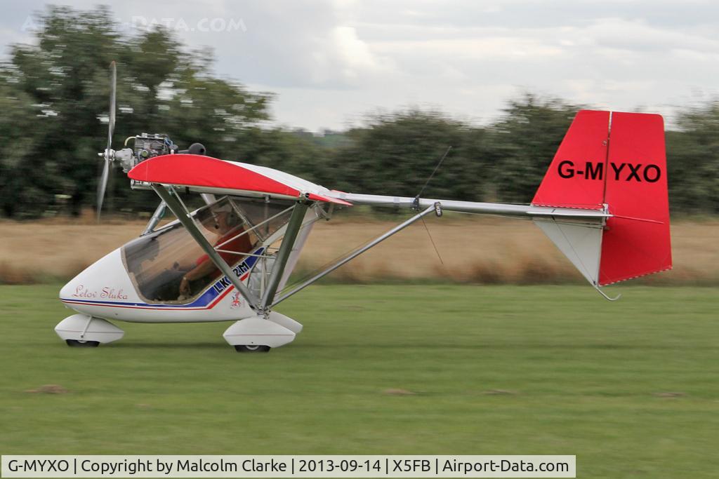 G-MYXO, 1995 Letov LK-2M Sluka C/N PFA 263-12873, Letov LK-2M Sluka at Fishburn Airfield, September 2013.