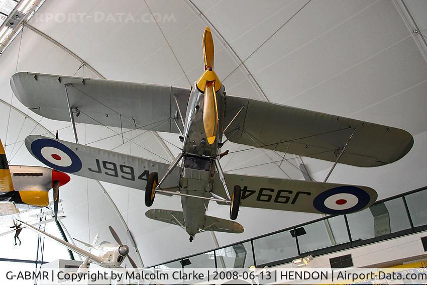 G-ABMR, 1931 Hawker Hart C/N HH1, Hawker Hart Trainer ll at The RAF Museum, Hendon, June 2013.