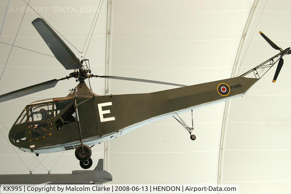 KL110, 1944 Sikorsky R-4B Hoverfly I C/N 140, Sikorsky R-4B Hoverfly at The RAF Museum, Hendon, June 2008.