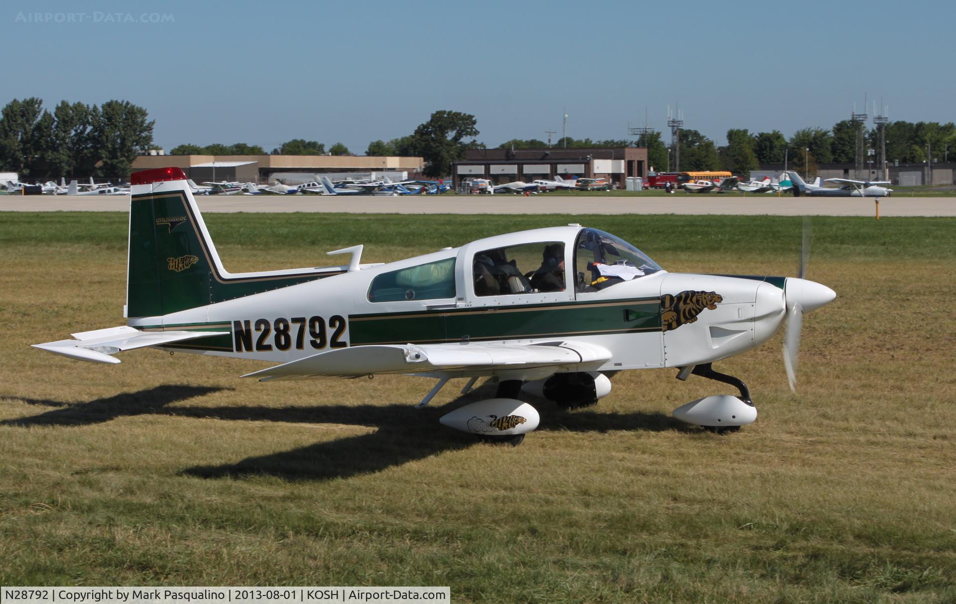 N28792, 1978 Grumman American AA-5B Tiger C/N AA5B0818, AA-5B