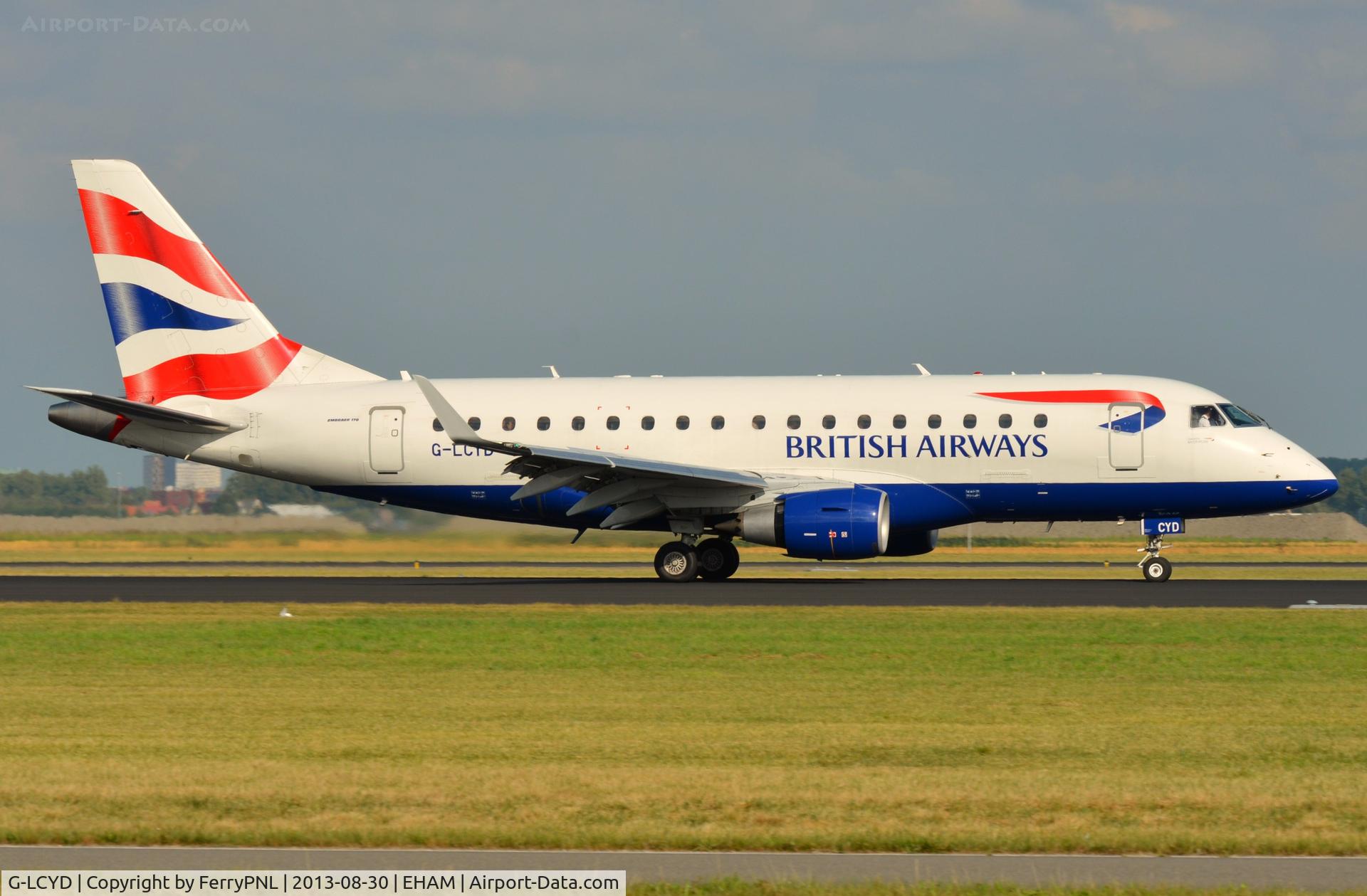 G-LCYD, 2009 Embraer 170STD (ERJ-170-100STD) C/N 17000294, BA ERJ170