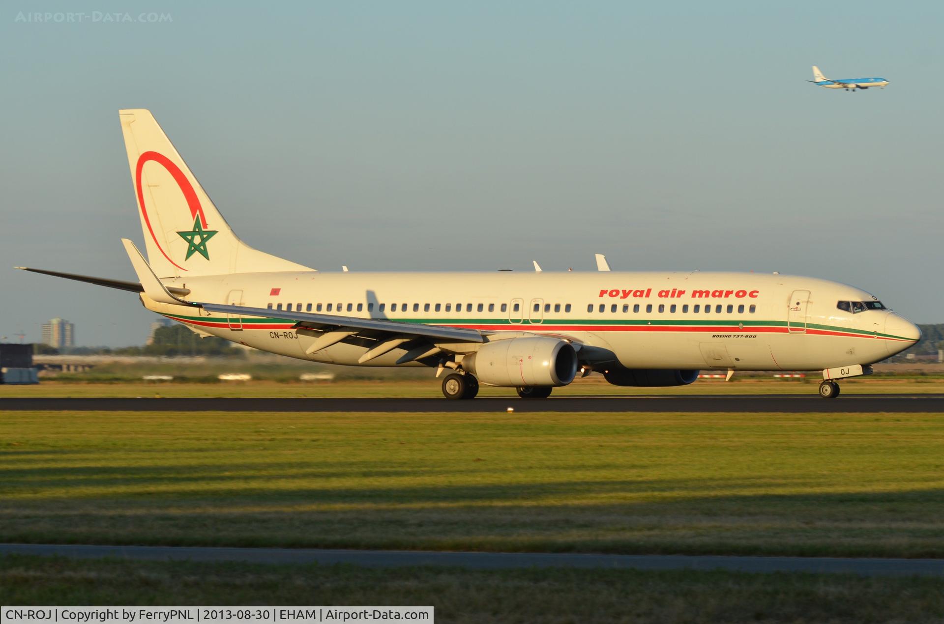 CN-ROJ, 2006 Boeing 737-85P C/N 33979, RAM B738 arriving just before sun set.