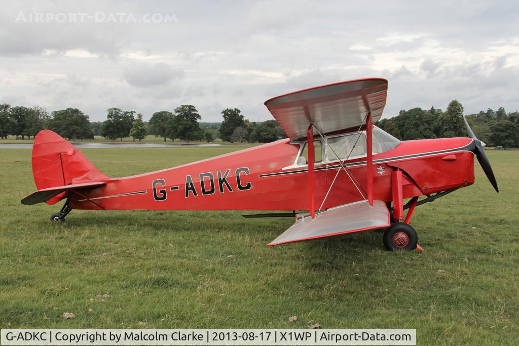 G-ADKC, 1936 De Havilland DH.87B Hornet Moth C/N 8064, De Havilland DH-87B Hornet Moth at The De Havilland Moth Club's 28th International Moth Rally at Woburn Abbey. August 2013.