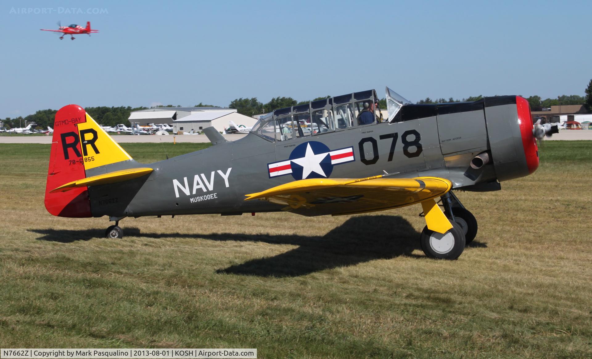 N7662Z, 1942 North American AT-6A Texan C/N 786855, North American AT-6A