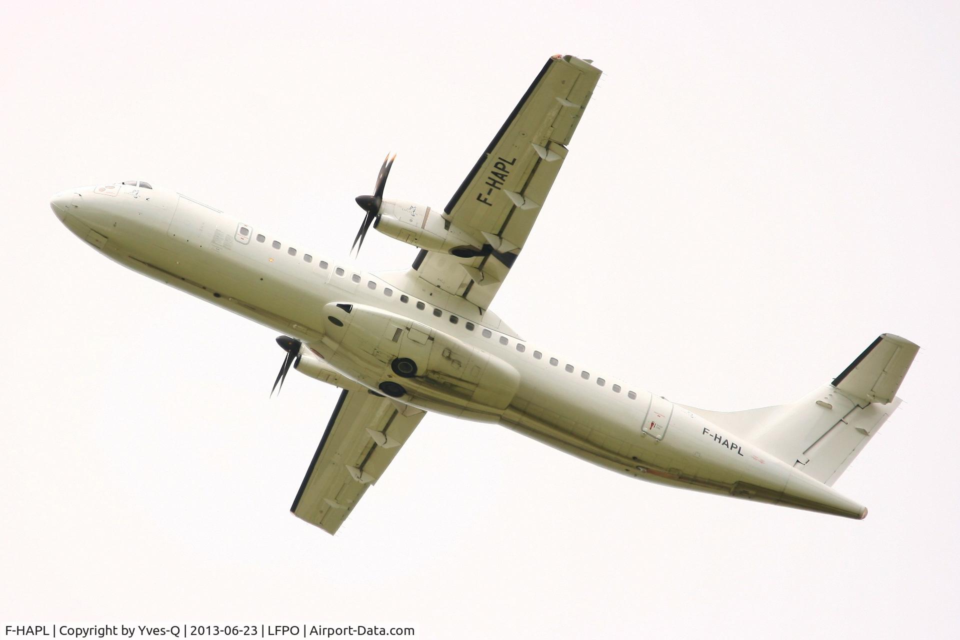 F-HAPL, 2000 ATR 72-212A C/N 654, ATR 72-212A, Paris-Orly Airport (LFPO-ORY)