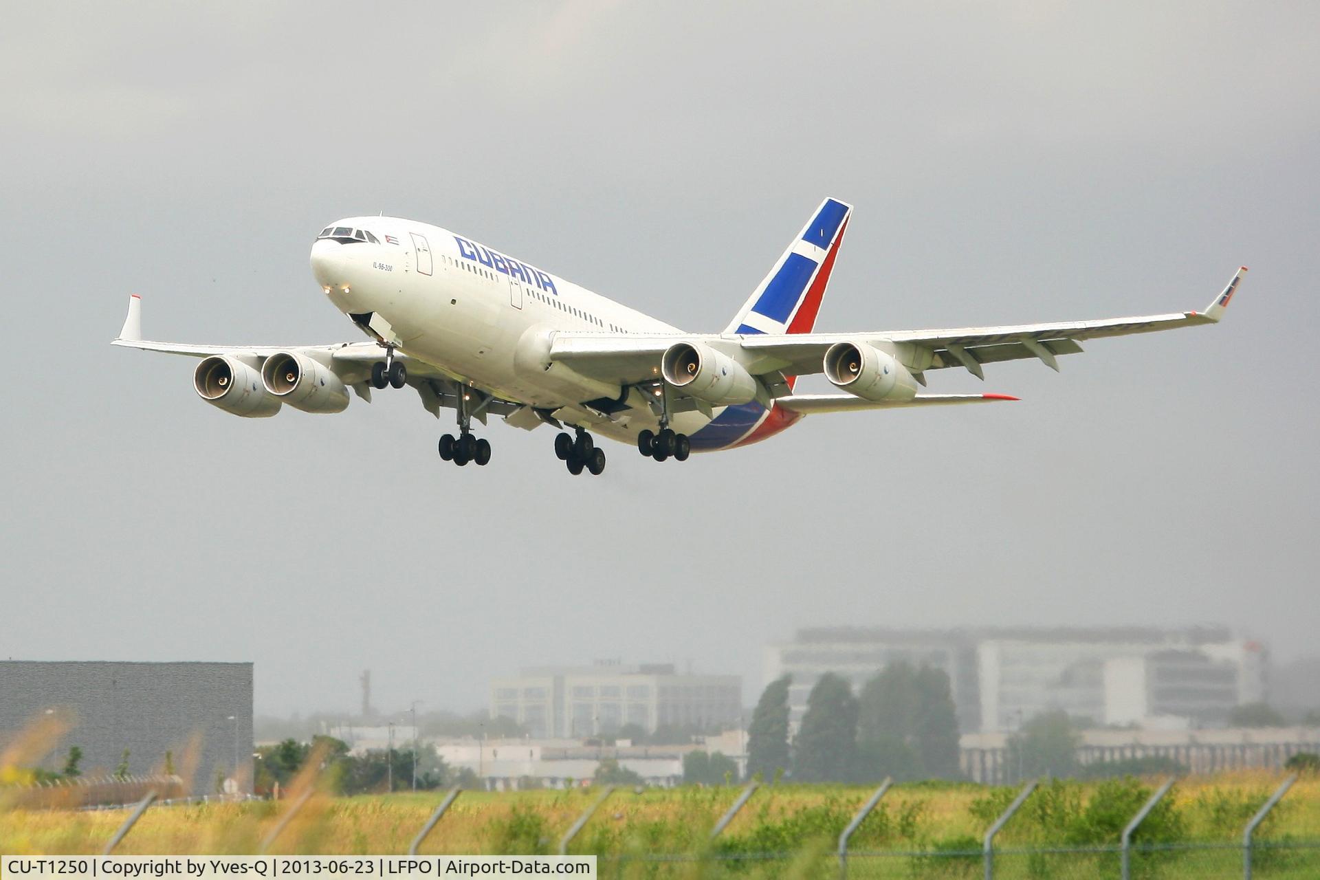 CU-T1250, 2005 Ilyushin IL-96-300 C/N 74393202015, Ilyushin IL-96-300, Take off rwy 24, Paris-Orly Airport (LFPO-ORY)