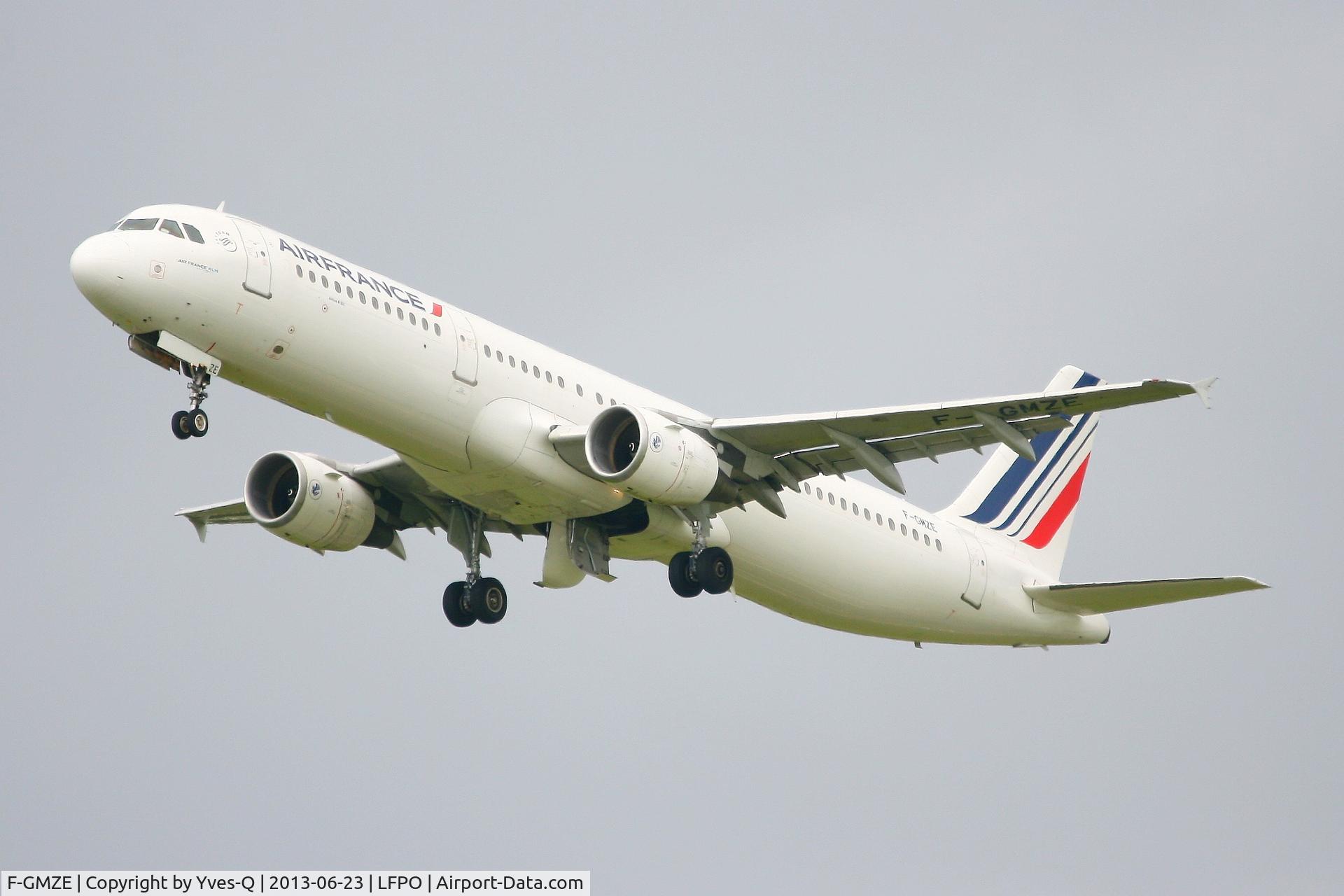 F-GMZE, 1995 Airbus A321-111 C/N 544, Airbus A321-111, Take off rwy 24, Paris-Orly Airport (LFPO-ORY)