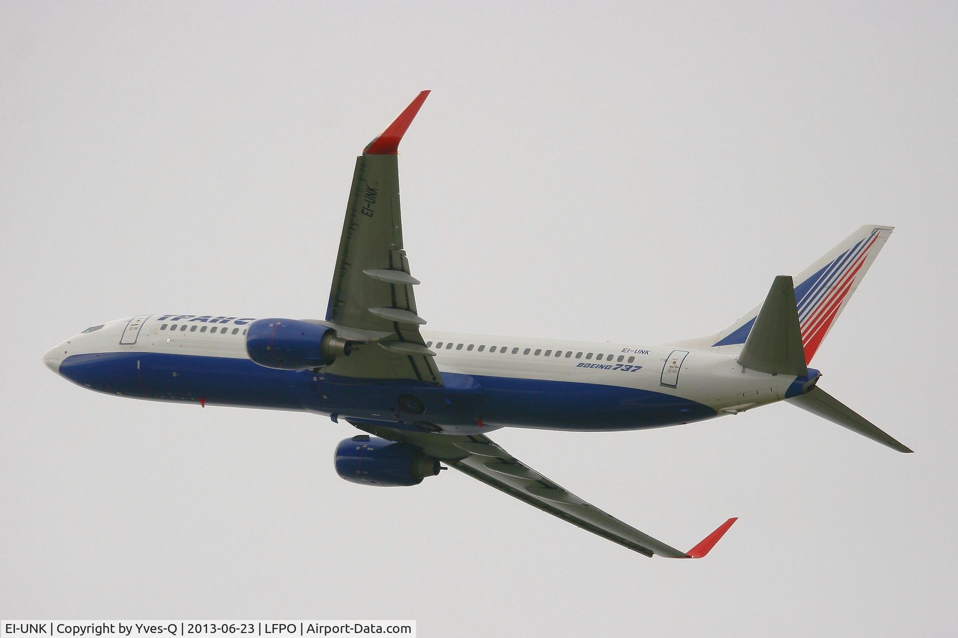 EI-UNK, 2011 Boeing 737-86J C/N 36119, Boeing 737-86J, Take off rwy 24, Paris-Orly Airport (LFPO-ORY)