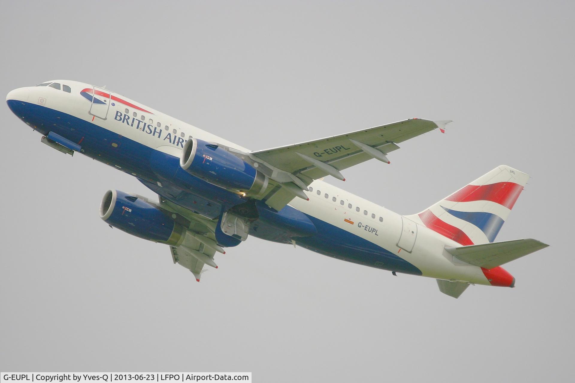 G-EUPL, 2000 Airbus A319-131 C/N 1239, Airbus A319-131, Paris-Orly Airport (LFPO-ORY)