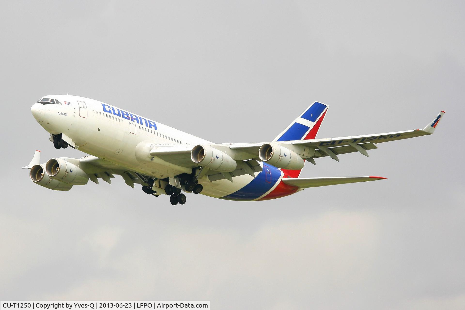 CU-T1250, 2005 Ilyushin IL-96-300 C/N 74393202015, Ilyushin IL-96-300, Paris-Orly Airport (LFPO-ORY)