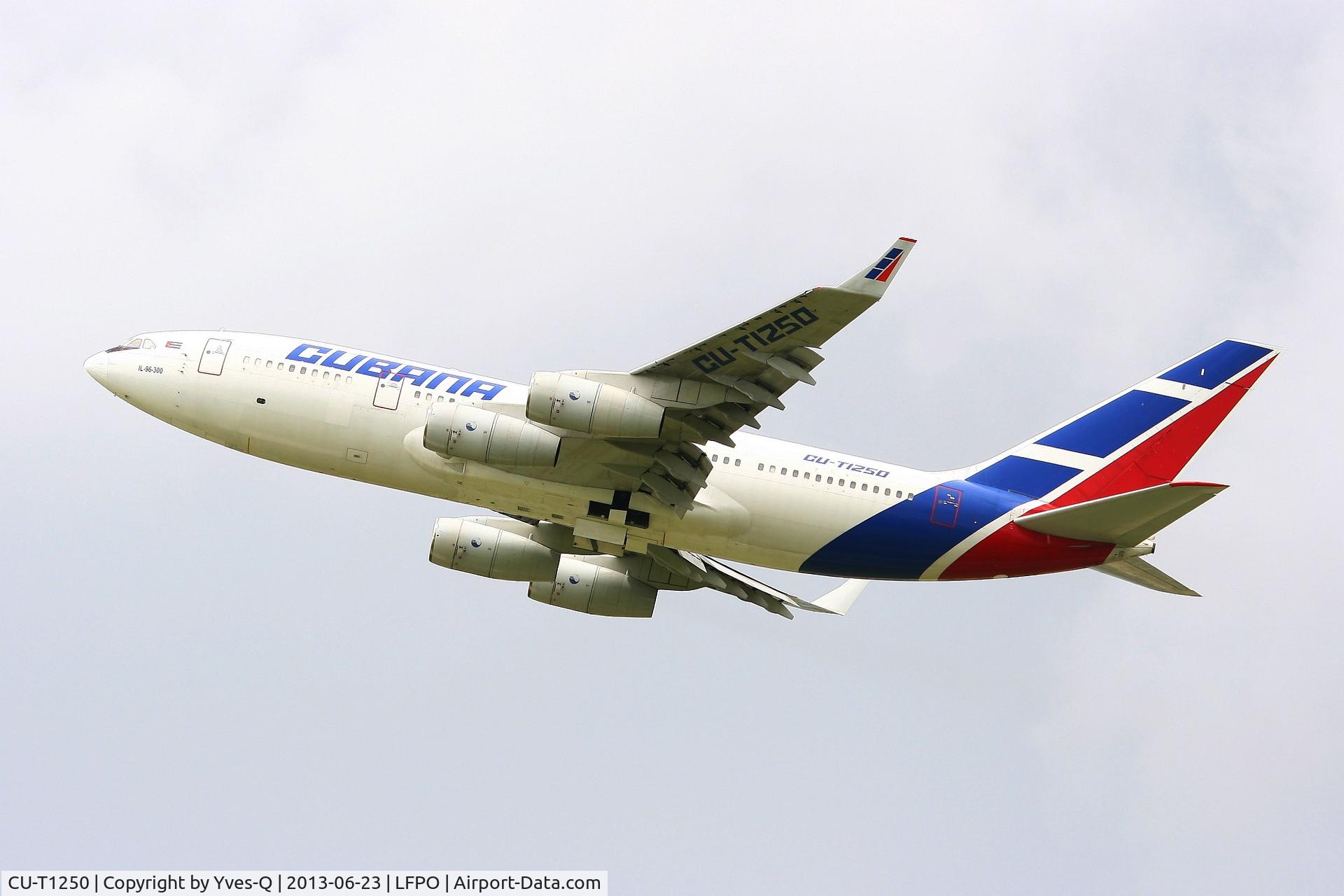 CU-T1250, 2005 Ilyushin IL-96-300 C/N 74393202015, Ilyushin IL-96-300, Take off rwy 24, Paris-Orly Airport (LFPO-ORY)