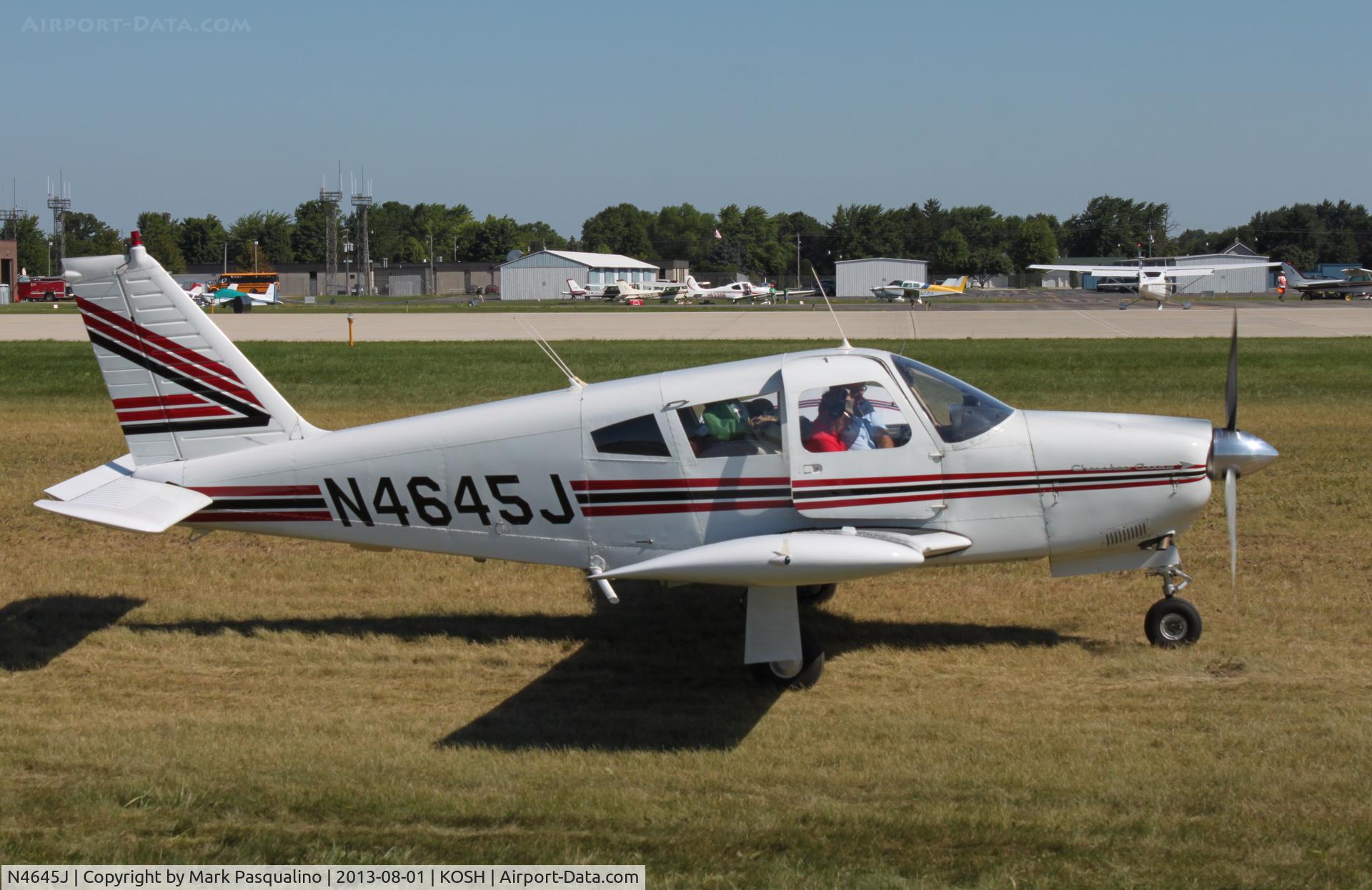 N4645J, 1968 Piper PA-28R-180 Cherokee Arrow C/N 28R-30538, Piper PA-28R-180