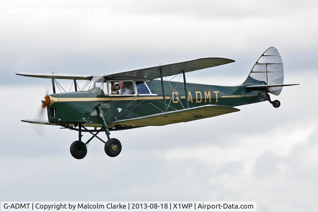 G-ADMT, 1936 De Havilland DH.87B Hornet Moth C/N 8093, De Havilland DH-87B Hornet Moth at The De Havilland Moth Club's 28th International Moth Rally at Woburn Abbey. August 2013.