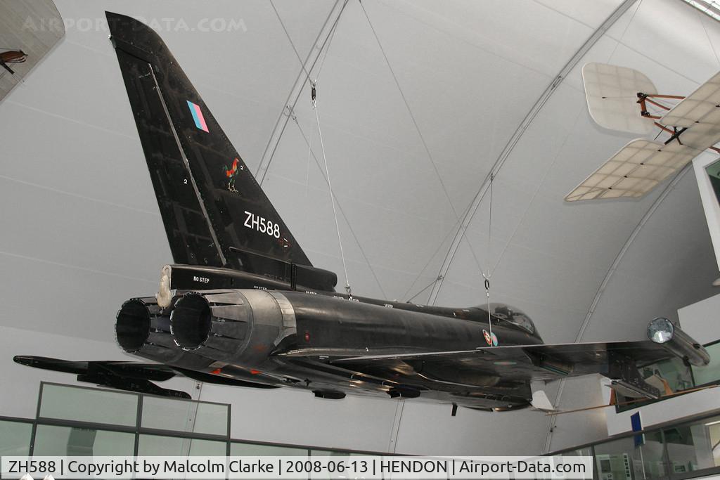 ZH588, 1994 Eurofighter EF-2000 Typhoon DA2 C/N DA2, Eurofighter EF-2000 Typhoon at The RAF Museum, Hendon, June 2008.