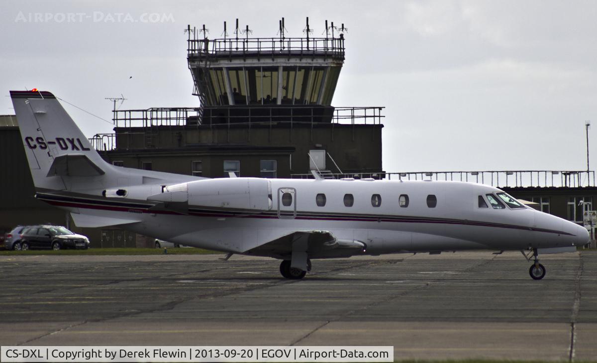 CS-DXL, 2006 Cessna 560XL Citation Excel C/N 560-5640, Visiting Citation 560XL NetJets Transportes Aereos (Portugal) on the VAS stand.