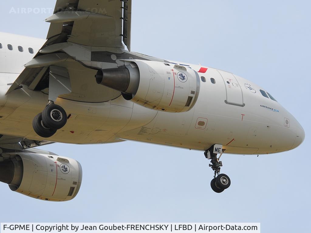 F-GPME, 1996 Airbus A319-113 C/N 625, landing 05 from Marseille