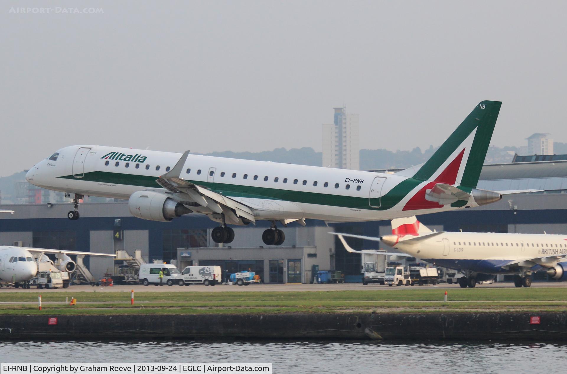 EI-RNB, 2011 Embraer 190LR (ERJ-190-100LR) C/N 19000479, About to touch down.