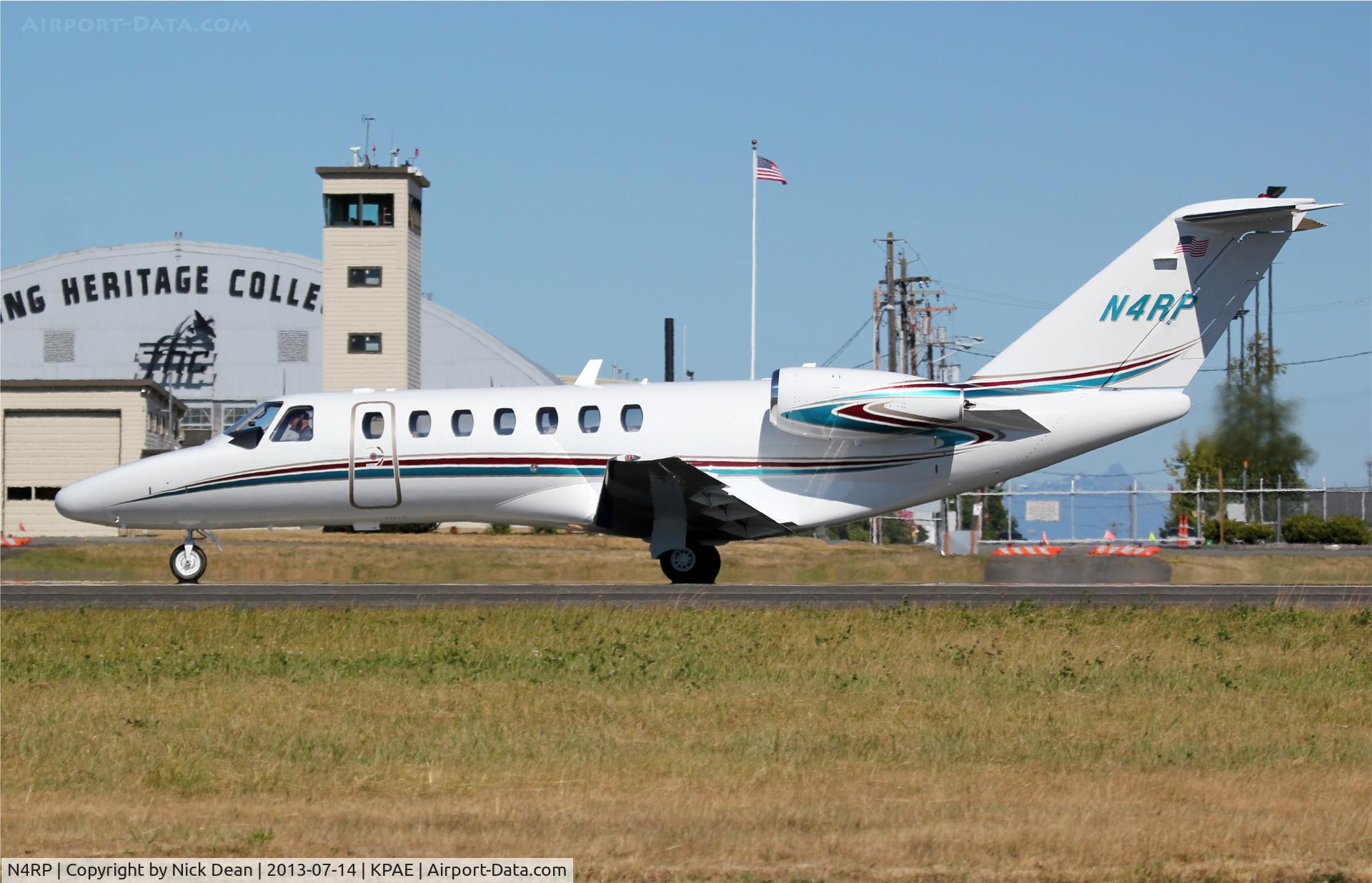 N4RP, 2008 Cessna 525B CitationJet CJ3 C/N 525B-0289, KPAE/PAE