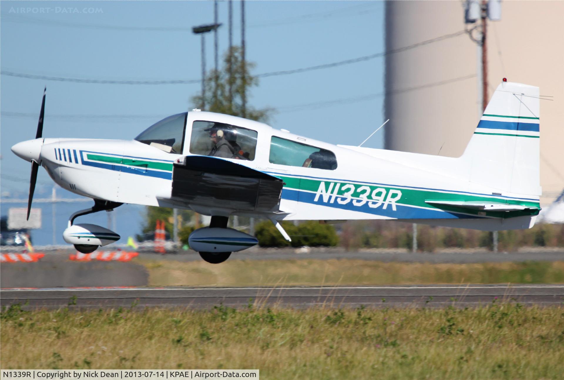 N1339R, 1975 Grumman American AA-5 Traveler C/N AA5-0739, KPAE/PAE
