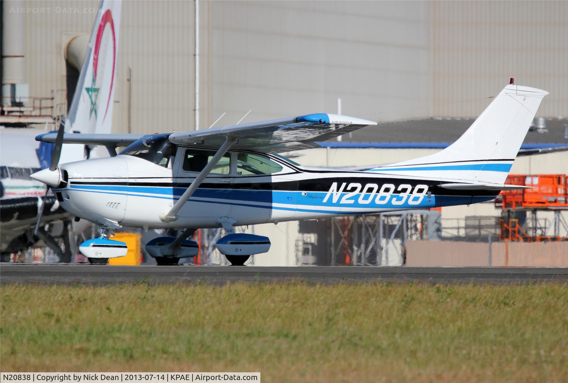 N20838, 1972 Cessna 182P Skylane C/N 18261245, KPAE/PAE