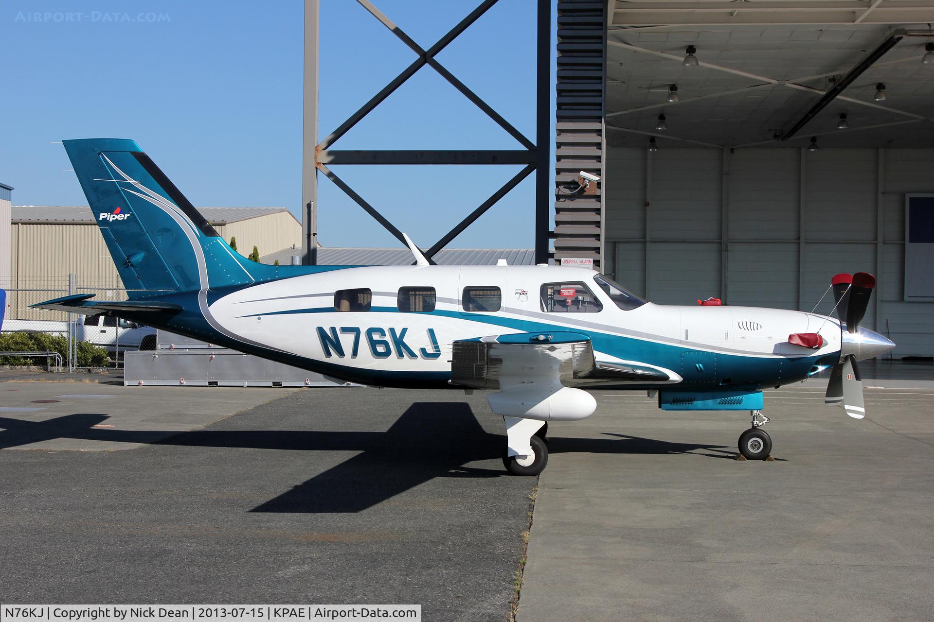 N76KJ, 2012 Piper PA-46-500TP Malibu Meridian C/N 4697502, KPAE/PAE