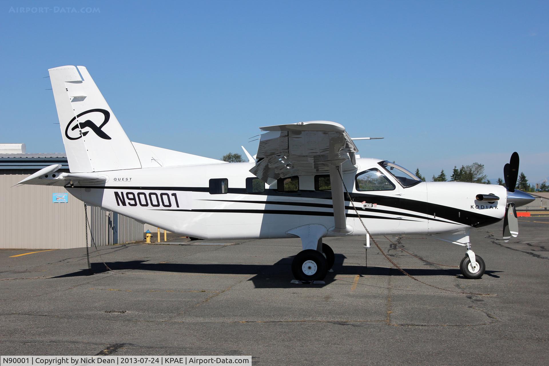 N90001, 2013 Quest Kodiak 100 C/N 100-0096, KPAE/PAE