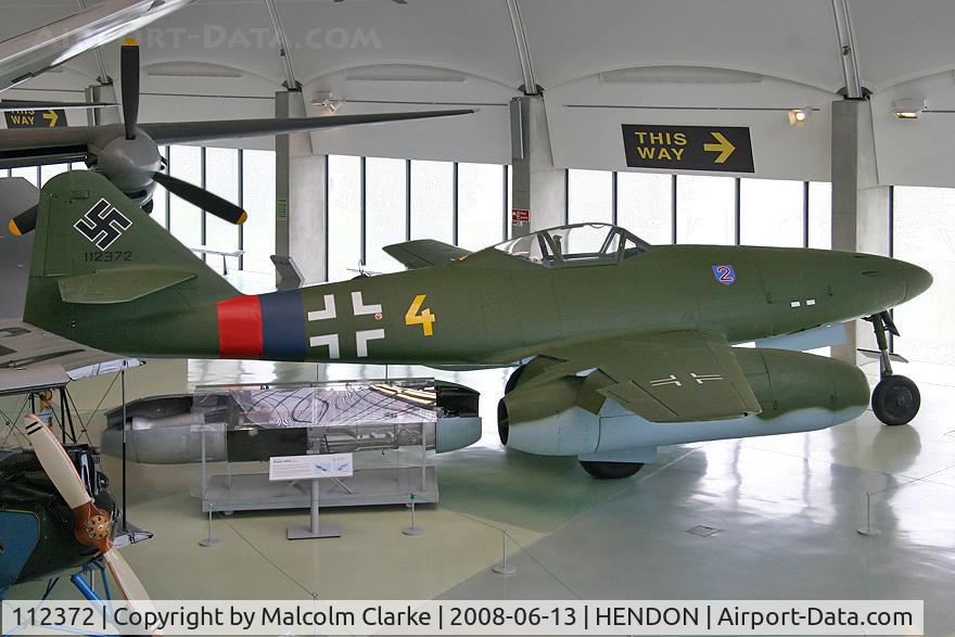 112372, Messerschmitt Me-262A-2a Schwalbe C/N 112372, Messerschmitt Me-262A-2a Schwalbe at The RAF Museum, Hendon in June 2008.