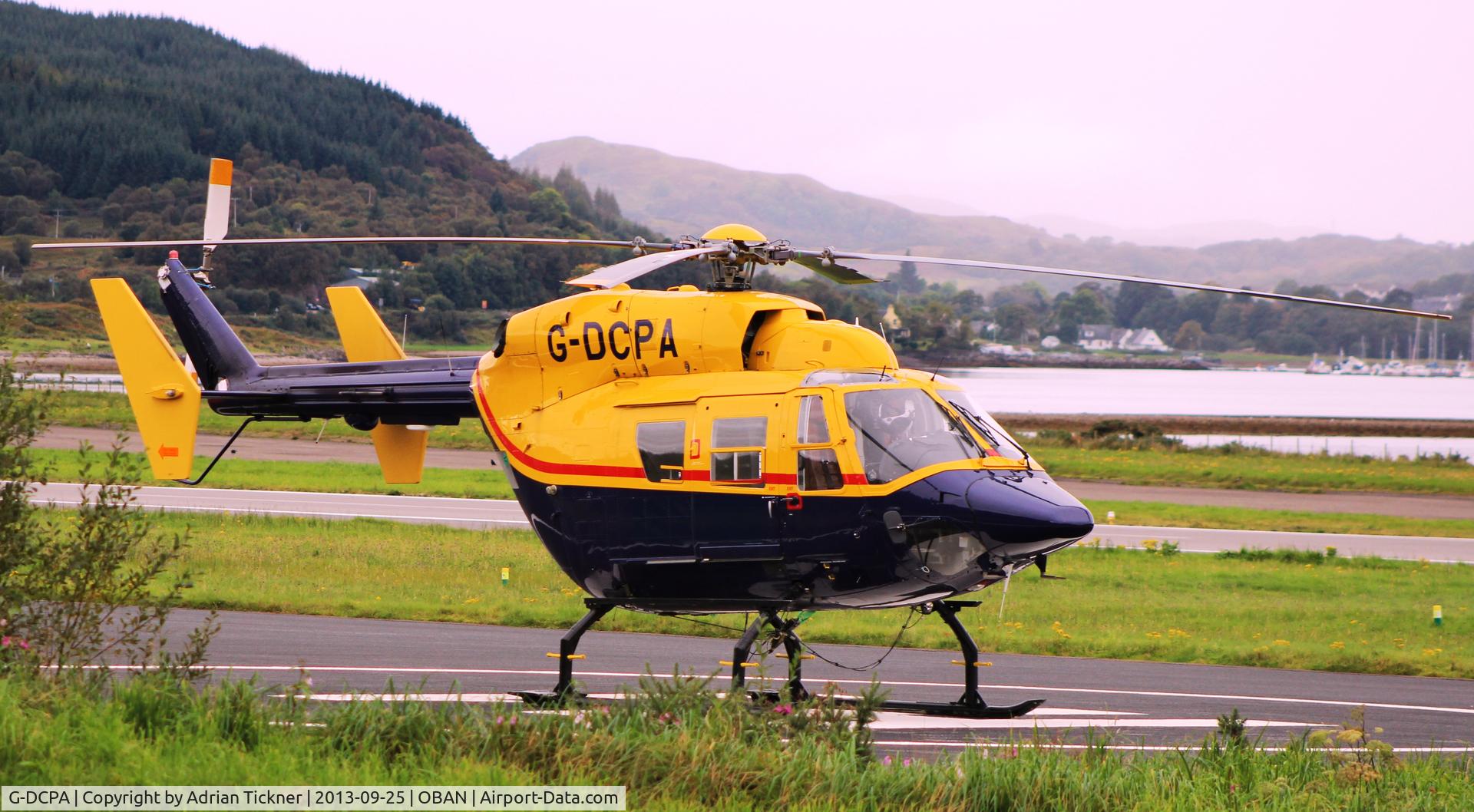 G-DCPA, 1995 Eurocopter-Kawasaki BK-117C-1 C/N 7511, At Oban Airport
