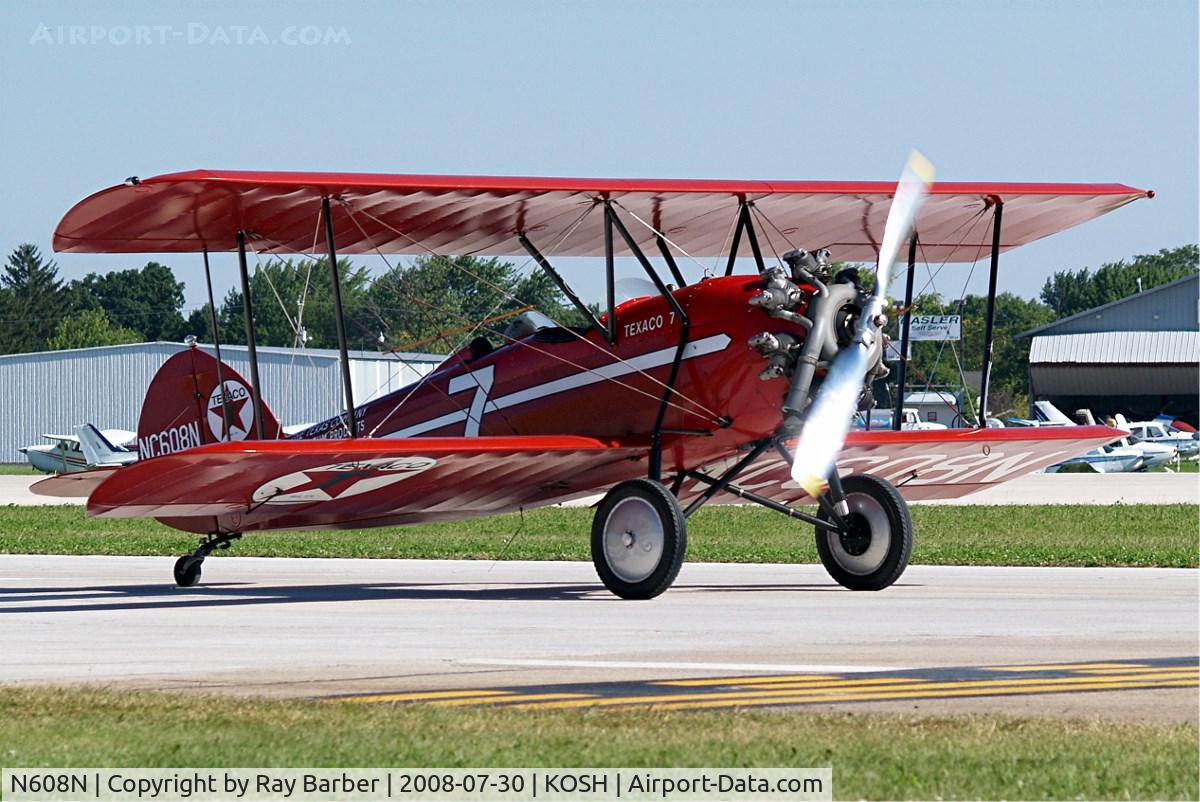 N608N, 1929 Waco ASO C/N 3070, Waco ASO [3070] Oshkosh-Wittman Regional~N 30/07/2008