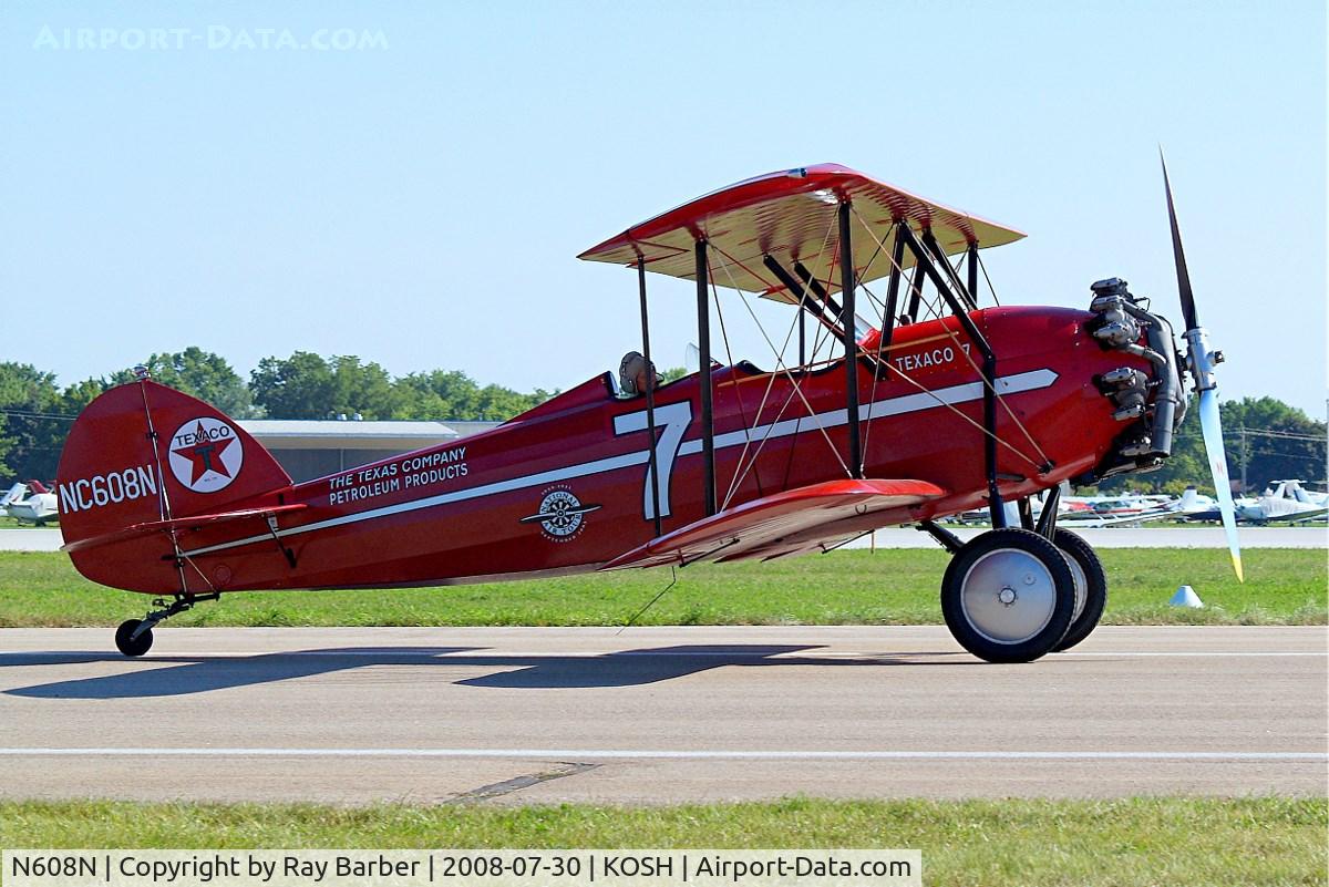 N608N, 1929 Waco ASO C/N 3070, Waco ASO [3070] Oshkosh-Wittman Regional~N 30/07/2008