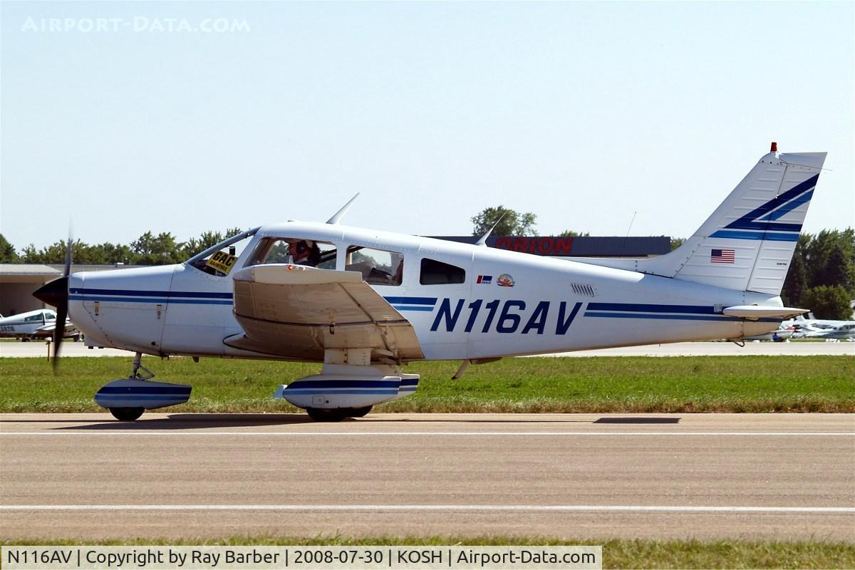 N116AV, 1984 Piper PA-28-161 C/N 28-8416094, Piper PA-28-161 Warrior II [28-8416094] Oshkosh-Wittman Regional~N 30/07/2008