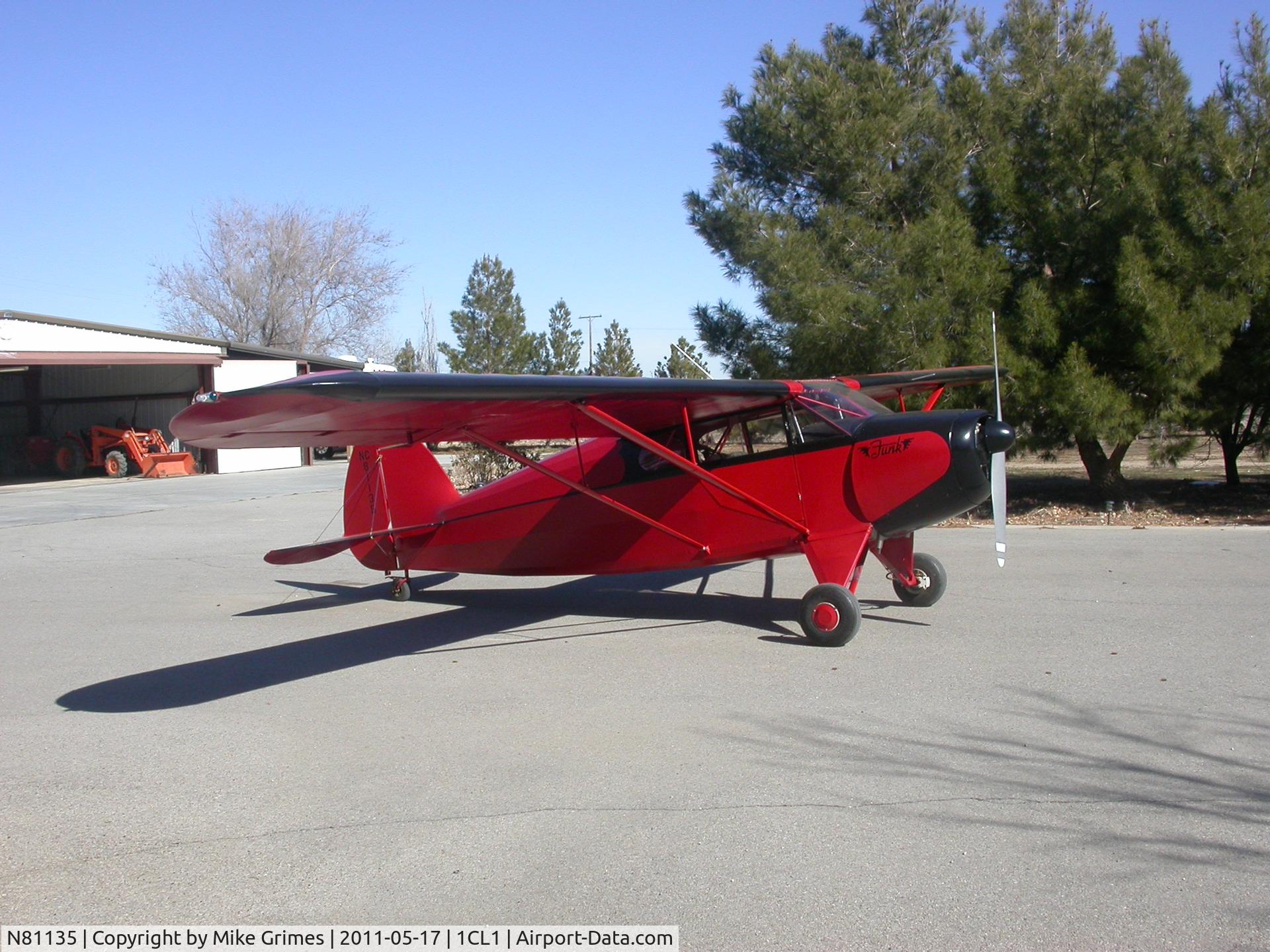 N81135, 1946 Funk B85C C/N 265, 1946 Funk B85C, N81135 s/n 265 For Sale