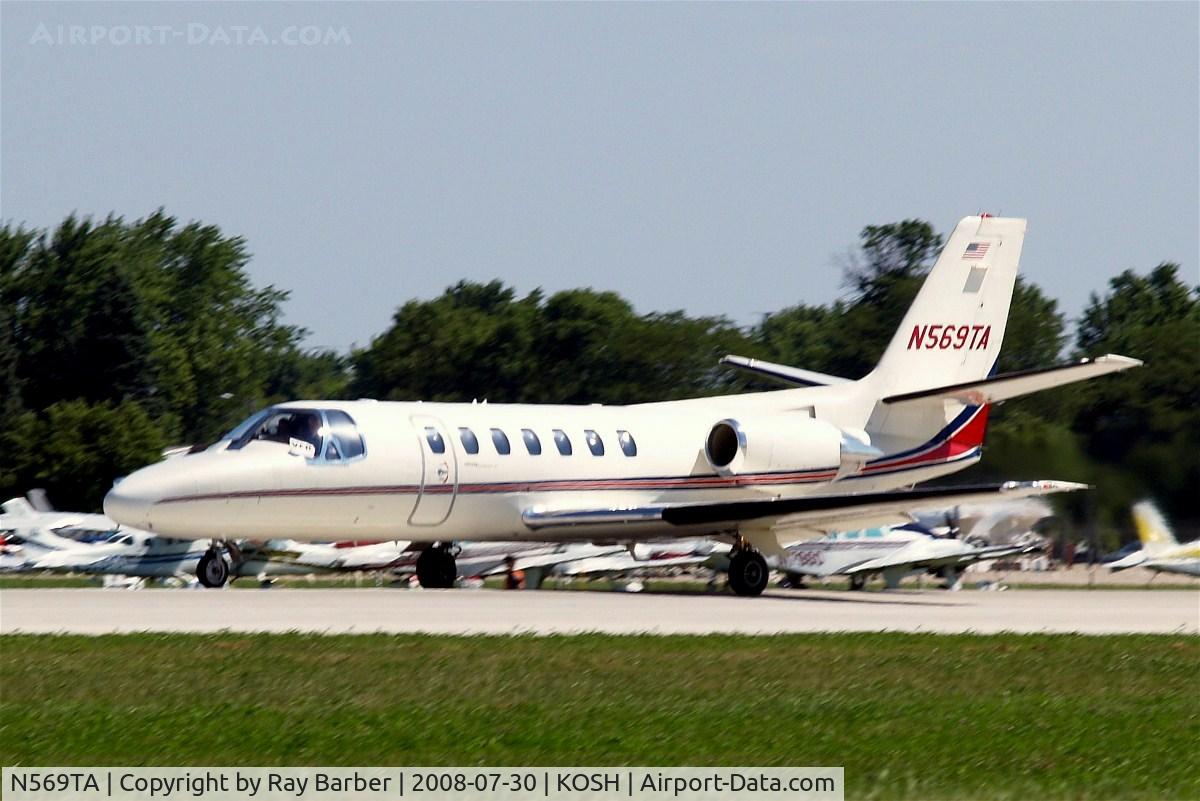 N569TA, 1989 Cessna 560 Citation V C/N 560-0006, Cessna Citation V [560-0006] Oshkosh-Wittman Regional~N 30/07/2008.