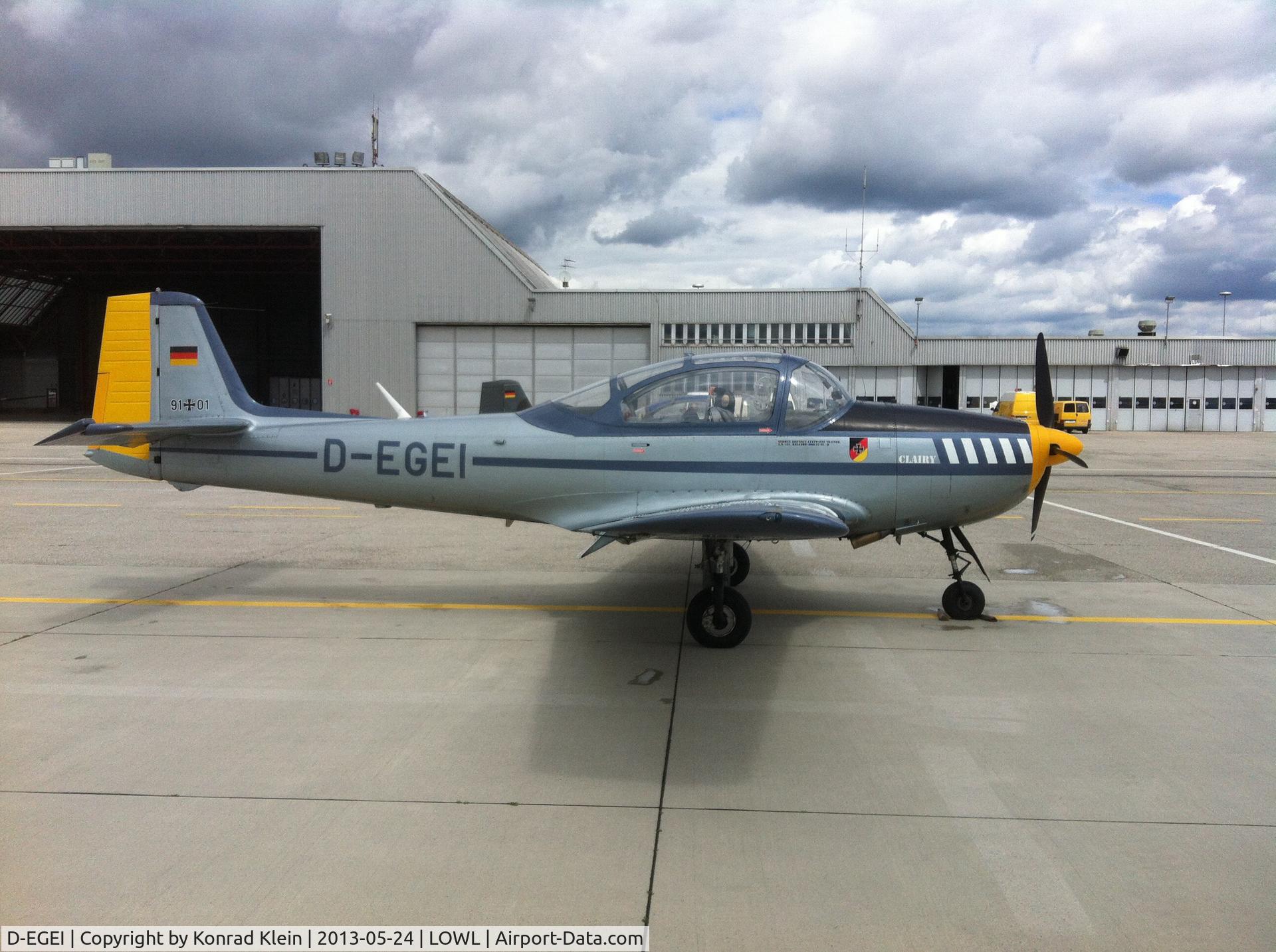 D-EGEI, Focke-Wulf FWP-149D C/N 121, D-EGEI is based in LOWL together with another Piaggio 149D ...