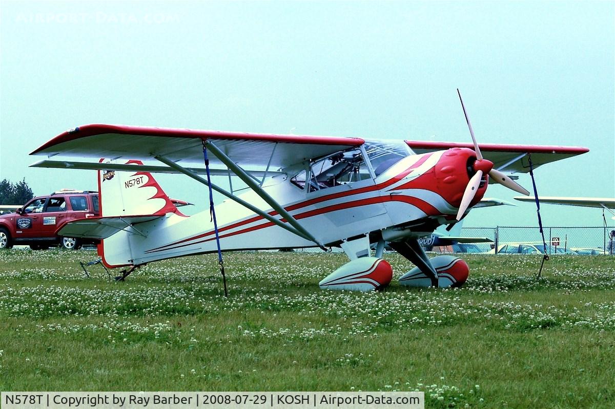 N578T, 1993 Skystar Kitfox Model 4 Speedster C/N CCS109, Denney Kitfox Mk.IV [CCS109] Oshkosh-Wittman Regional~N 29/07/2008