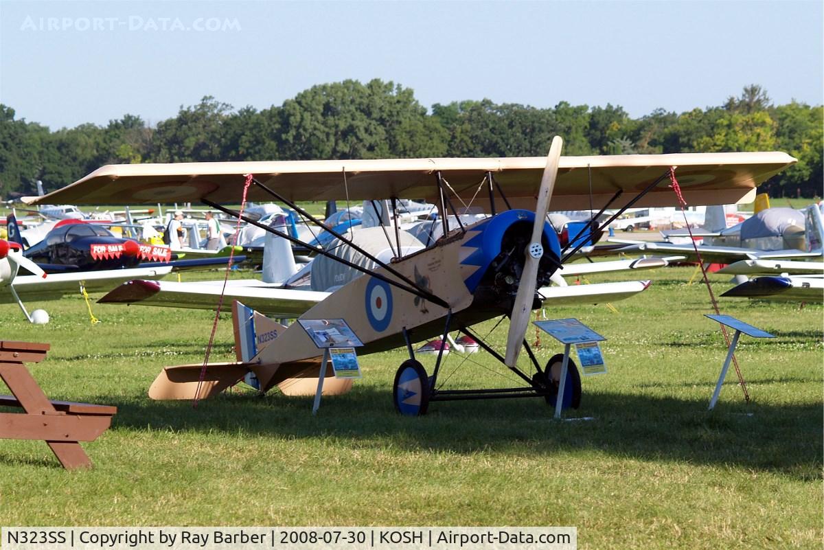N323SS, 2007 Morane-Saulnier L Replica C/N 001, Morane-Saulnier L Replica [001] Oshkosh-Wittman Regional~N 30/07/2008