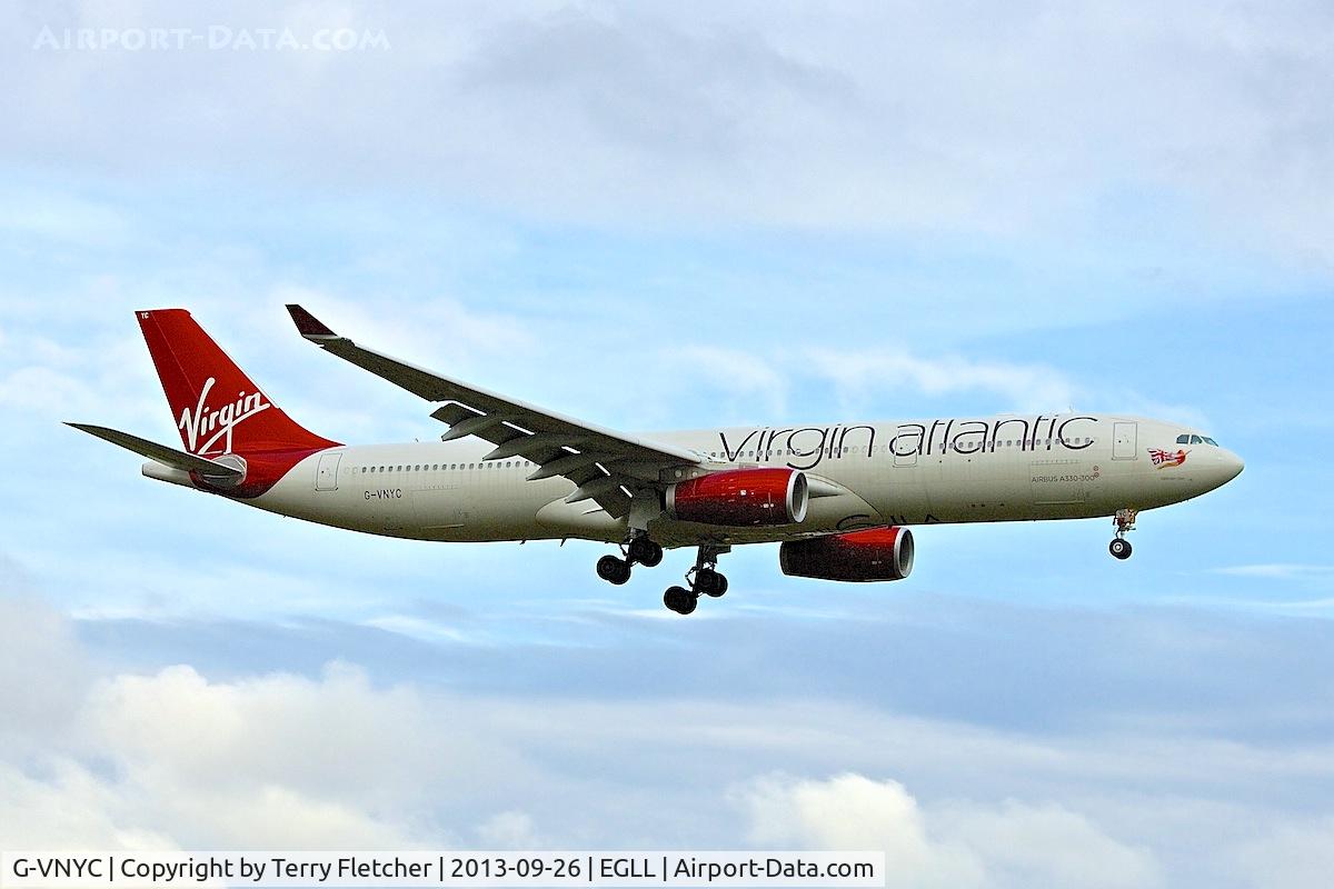G-VNYC, 2012 Airbus A330-343X C/N 1315, G-VNYC (Uptown Girl), 2012 Airbus A330-343X, c/n: 1315