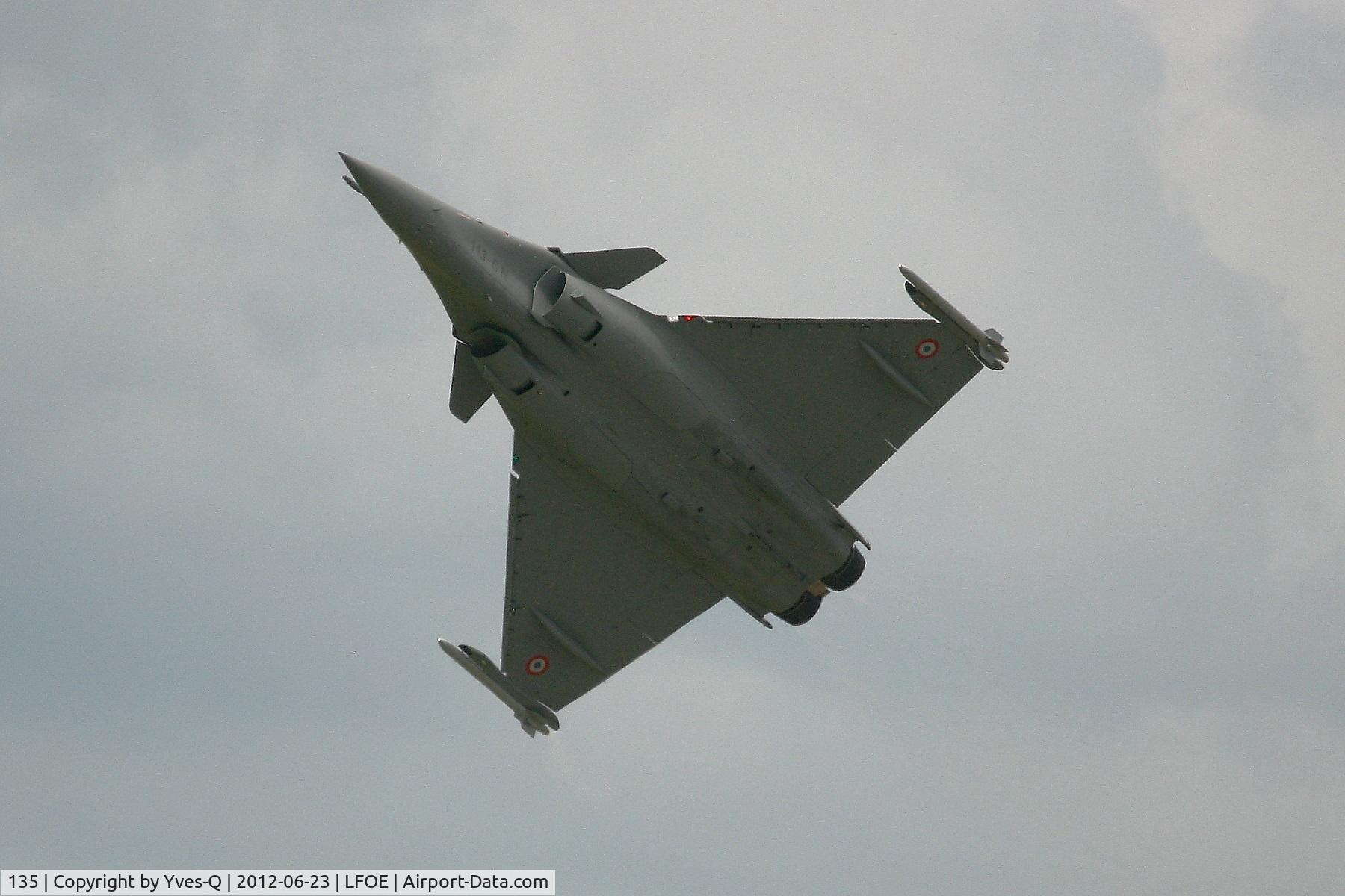 135, Dassault Rafale C C/N 135, French Air Force Dassault Rafale C, Solo display, Evreux-Fauville AB 105 (LFOE) Open day 2012