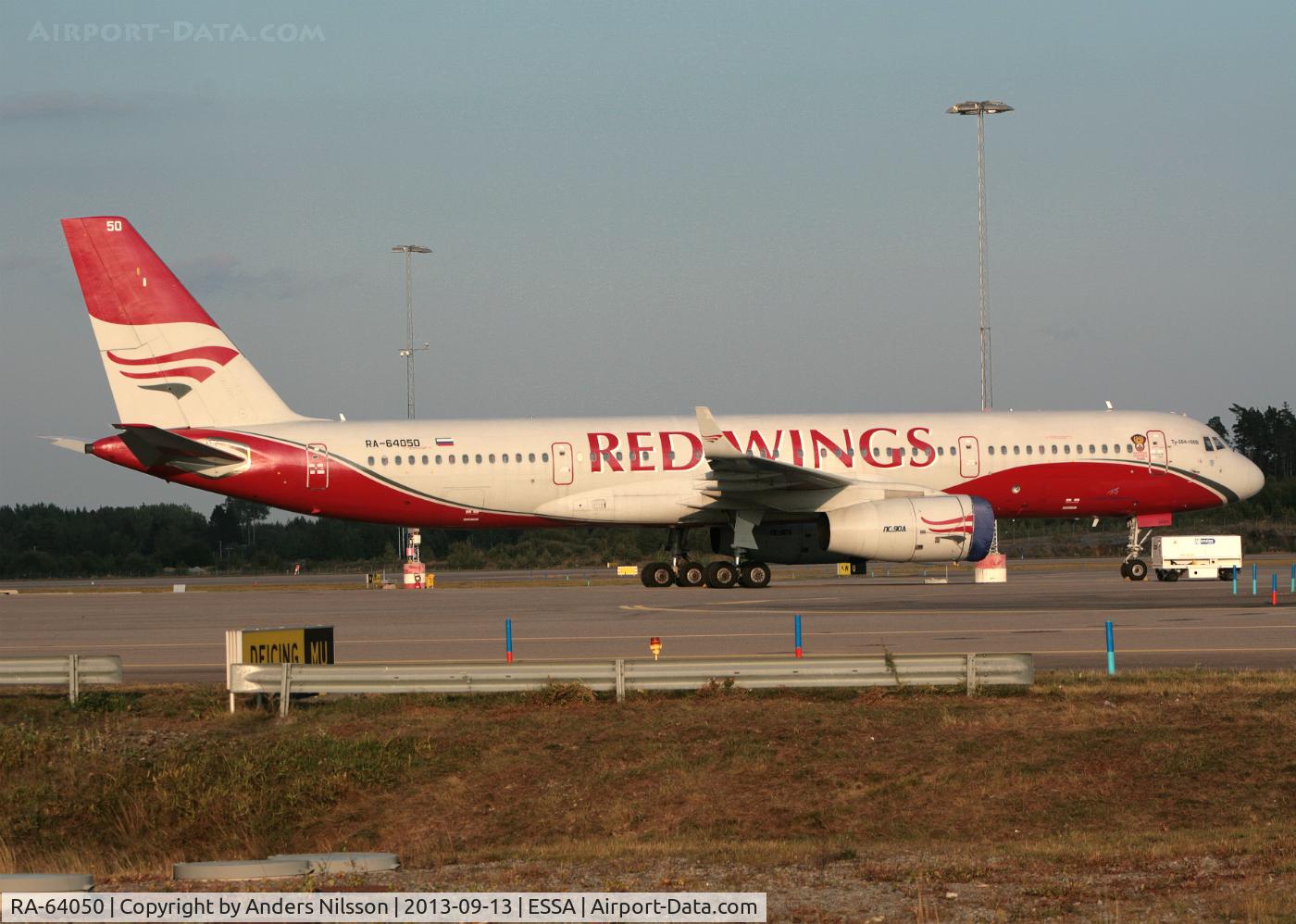 RA-64050, 2009 Tupolev Tu-204-100V C/N 145074-64050, Parked at ramp M.