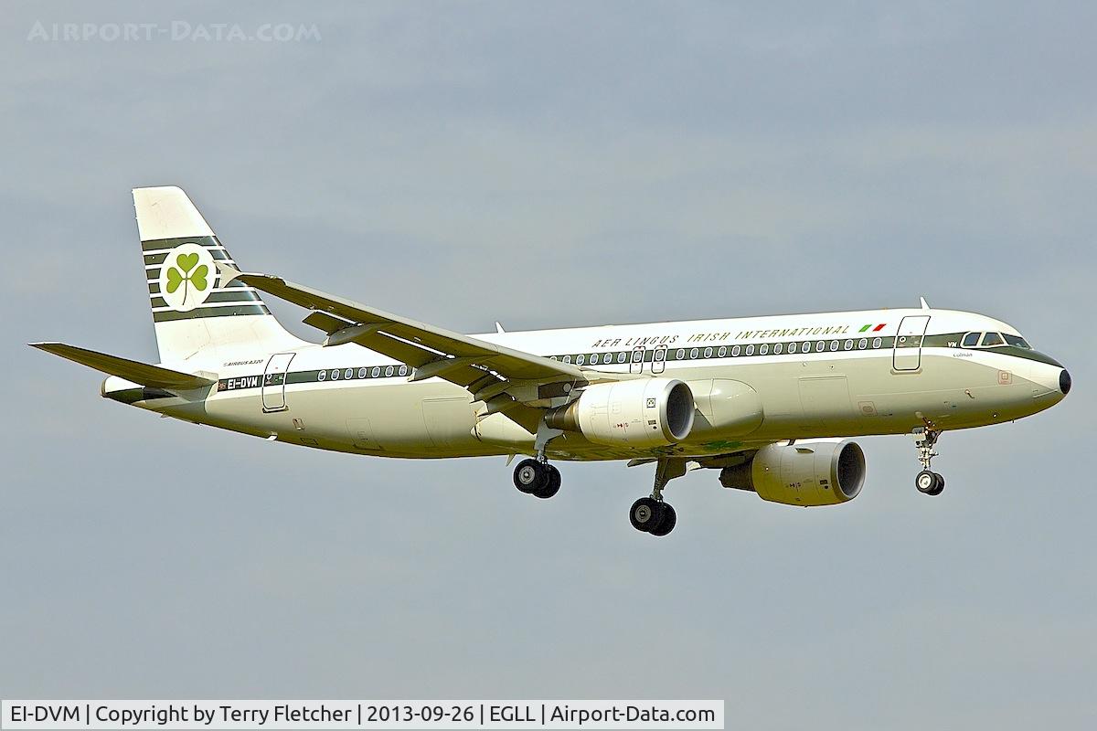 EI-DVM, 2011 Airbus A320-214 C/N 4634, EI-DVM (St Colman), 2011 Airbus A320-214, c/n: 4634 in retro livery