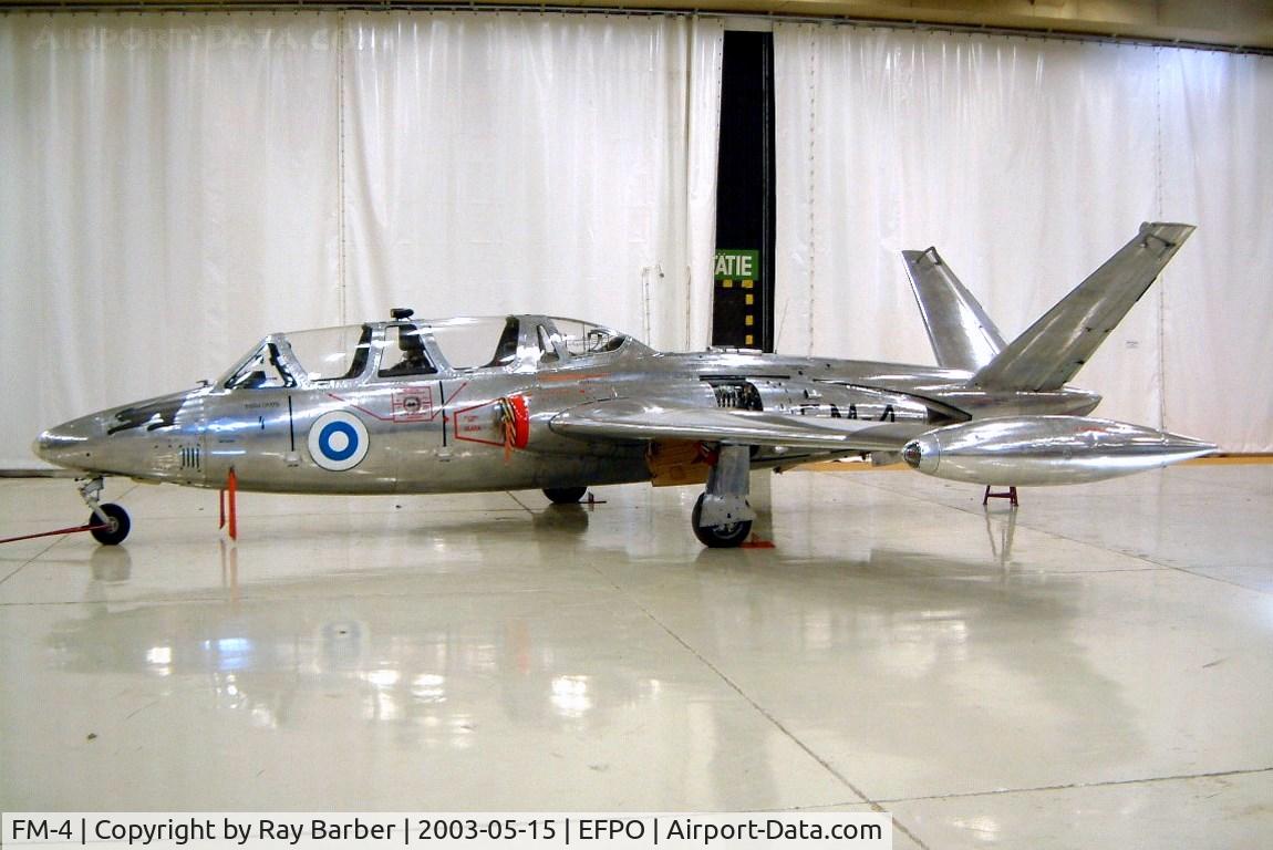 FM-4, Fouga (Valmet) CM-170R Magister C/N FM-4, Fouga CM-170R Super Magister [186] (Finnish Air Force) Pori~OH 15/05/2003